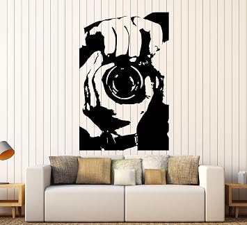 Vinyl Wall Decal Photographer Photo Studio Camera Stickers Mural Large Decor ig4651 Dark Blue