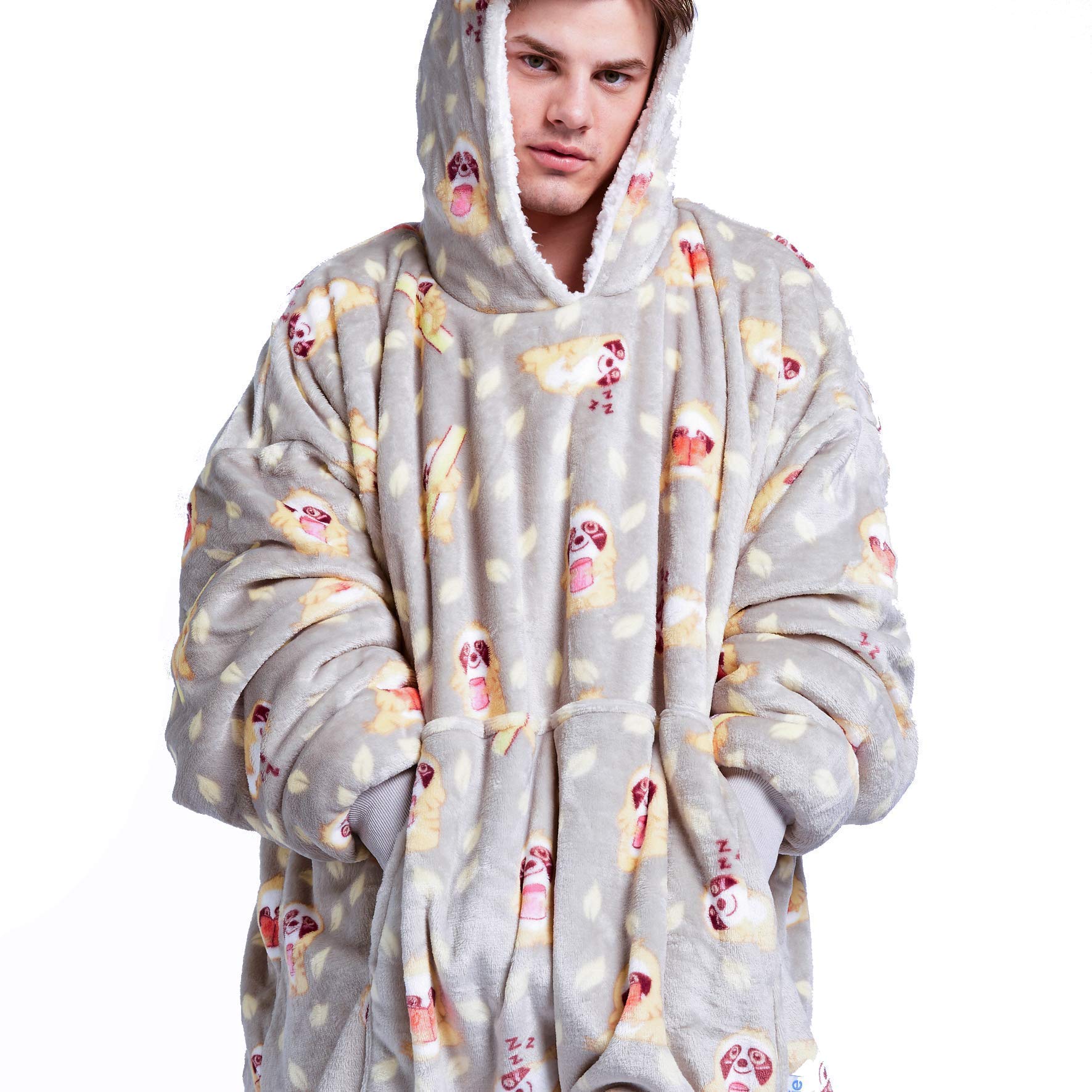 The Oodie Blanket Hoodie | Premium Wearable Blanket Adult| Cozy Hoodie  Blanket | Hoodie Blankets, Oversized Hoodie Blanket for Women \u0026 Men | Oodie  Sherpa Blanket Hoodie : Amazon.sg: Home