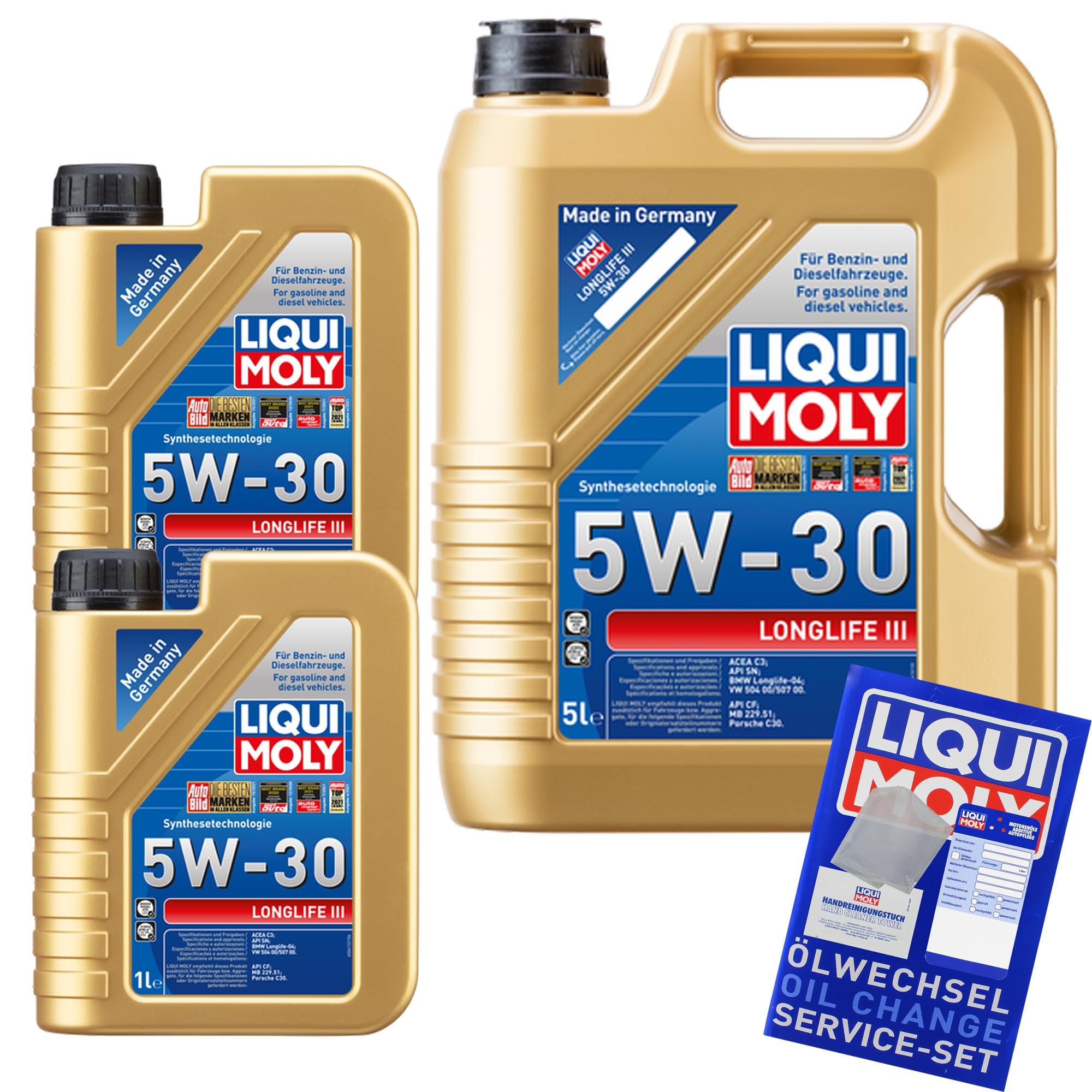 7 Liter Original Longlife III 5W-30 Motoröl Engine Oil Motorenöl