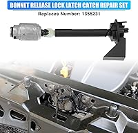 Vista 3 de X AUTOHAUX 1 juego de bloqueo de liberación de capó con pestillo y 2 llaves No.1355231 para Ford Focus MK2 2004-2012
