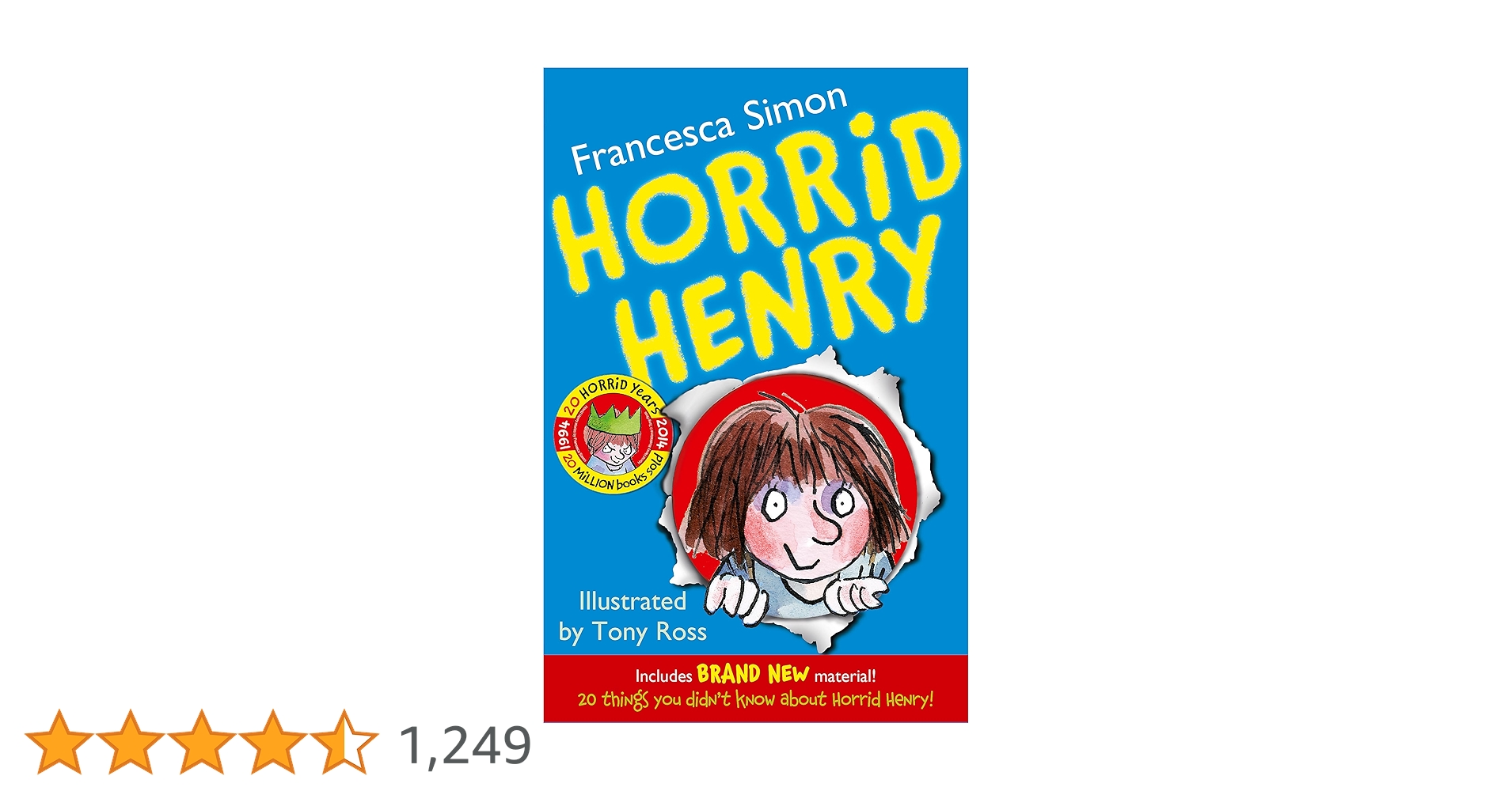 洋書 Horrid Henry Boxed set of 8 books HORRID HENRY by Francesca Simon