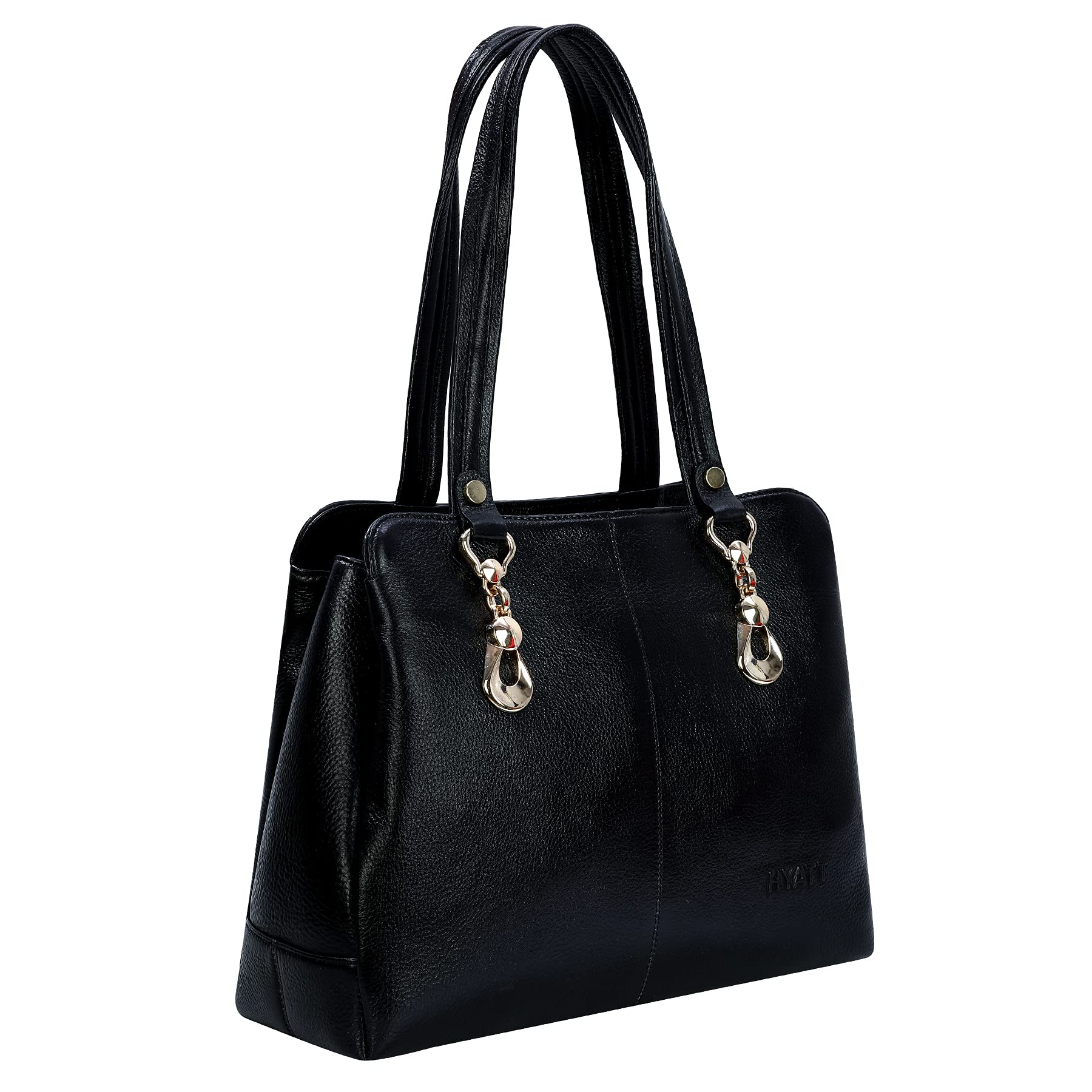 richsign leather accessories Full Grain Natural Leather Top Handle Satchel Tote Handbags & Shoulder Bags For Women Office (Dimension- L-13 X H-10 x W- 5 Inch, Weight- 0.8 KG)-picture-26