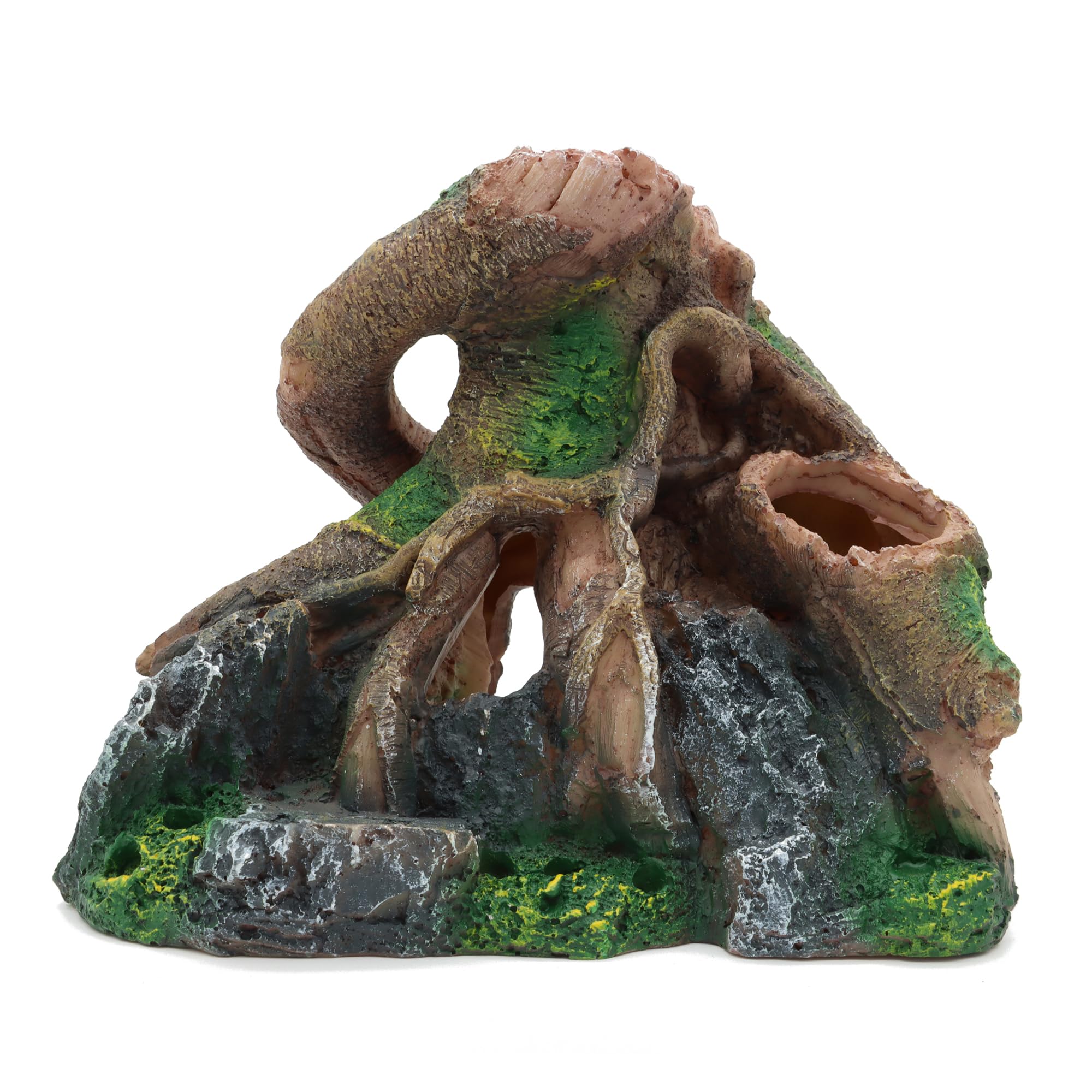 JIHAQUA Extra Large Aquarium Hideout Decorations for Fish Tank Ornament Fish Accessories Decor (Classic)