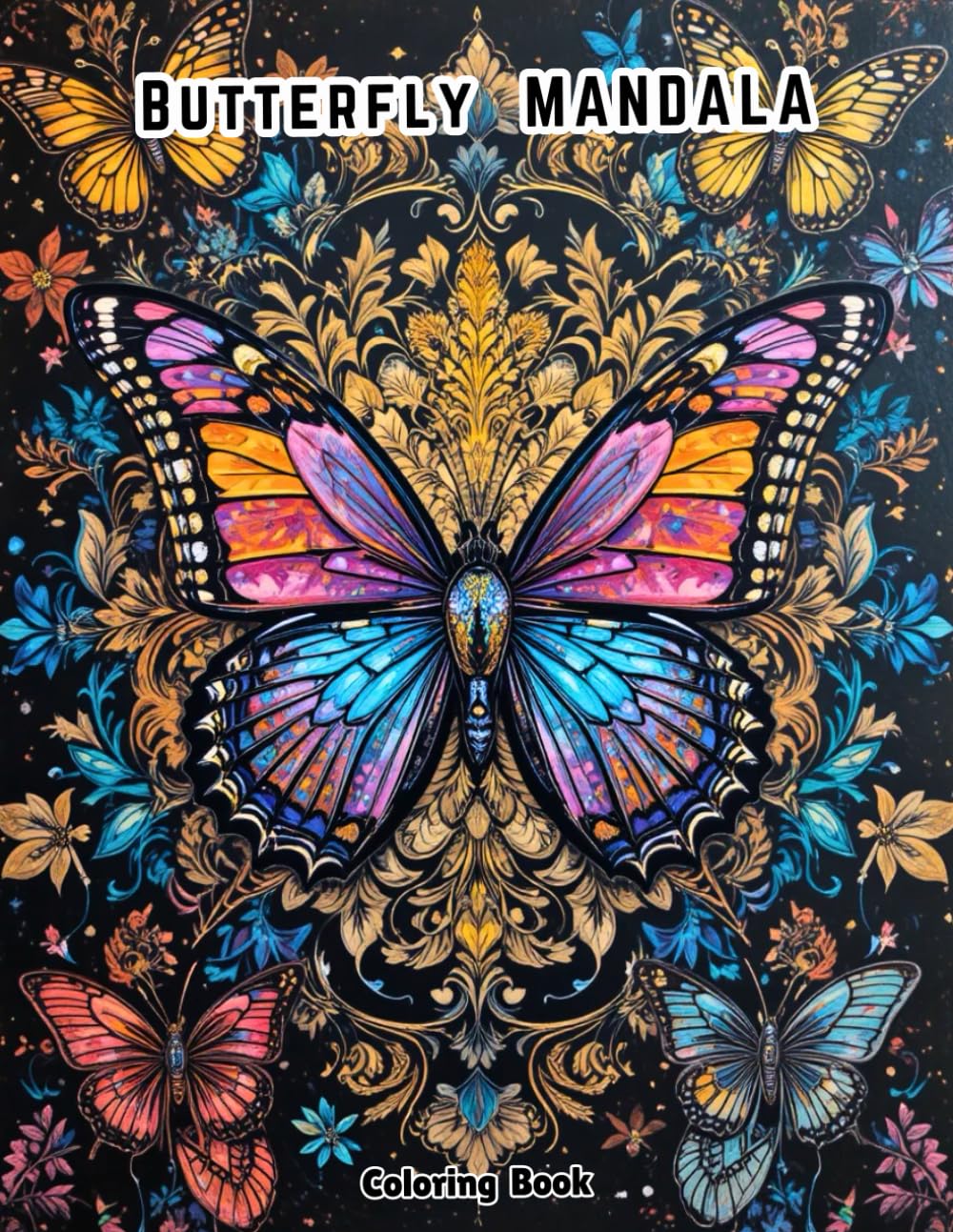 Mandala Butterfly Coloring Book: Advanced & Intricate Designs for Nature Art Therapy