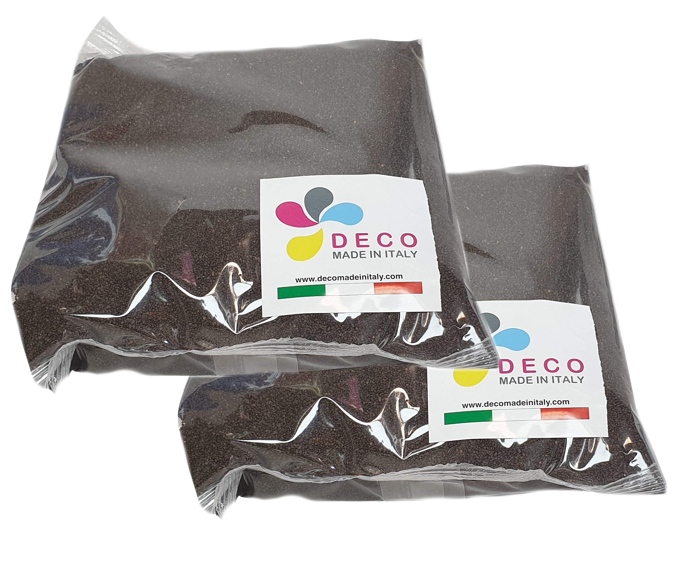 Arena de Colores para Decoraciones. 0,3/0,7 mm. Paquete de 2 kg. (Negro) — view 21