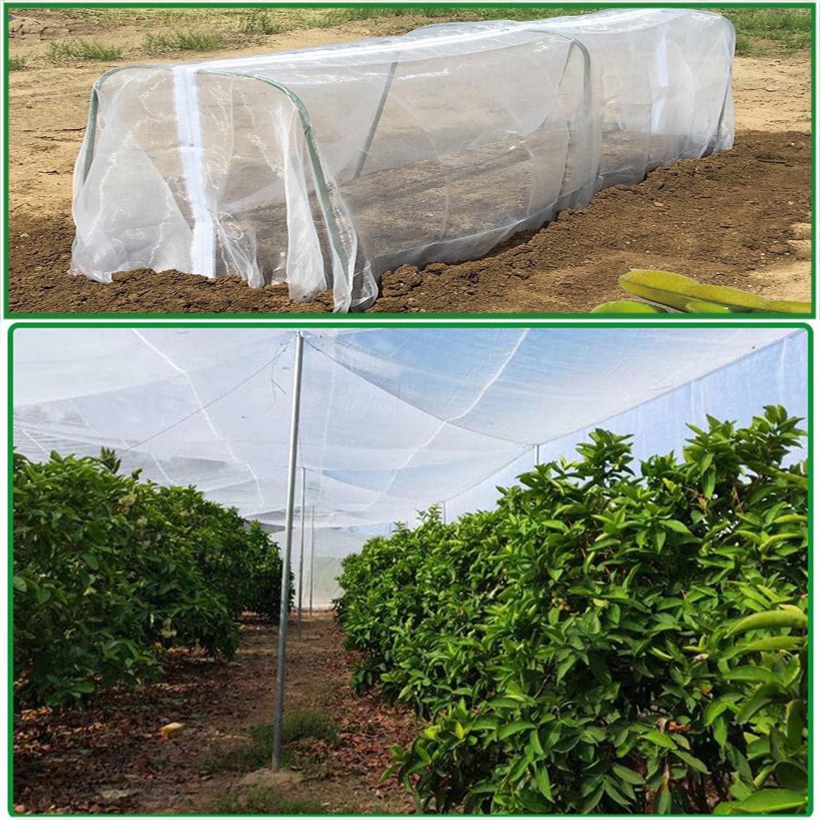 Rete Anti Insetti Per Orto – Maglia Fine PE 6x18m – Protegge Frutta, Fiori E Colture Da Insetti E Uccelli, Resistente UV