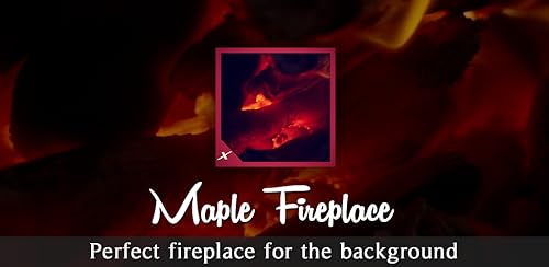 Maple Fireplace - Perfect fireplace for the background
