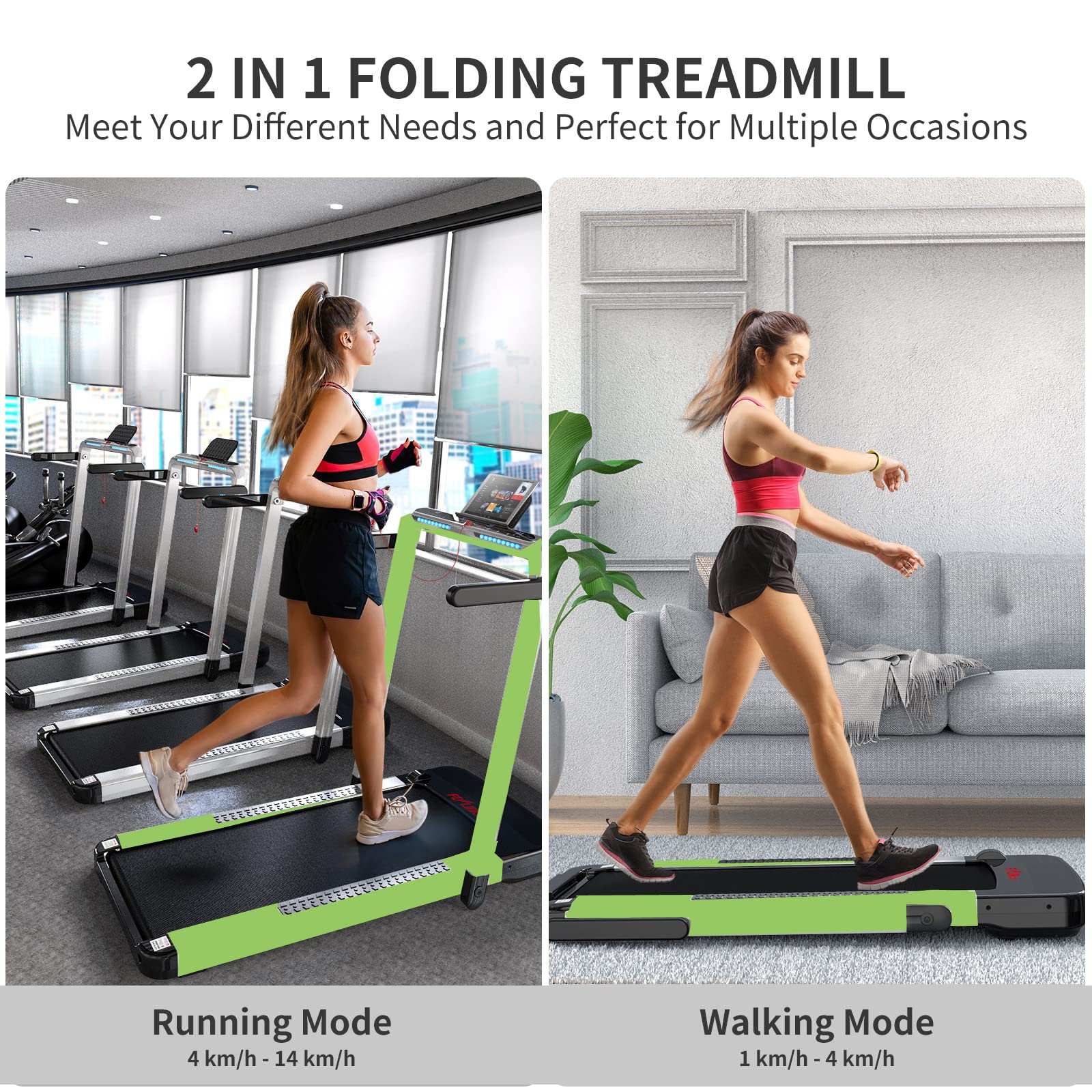 Amazon | FLYLINKTECH ルームランナー 電動 ランニングマシン 折り畳み