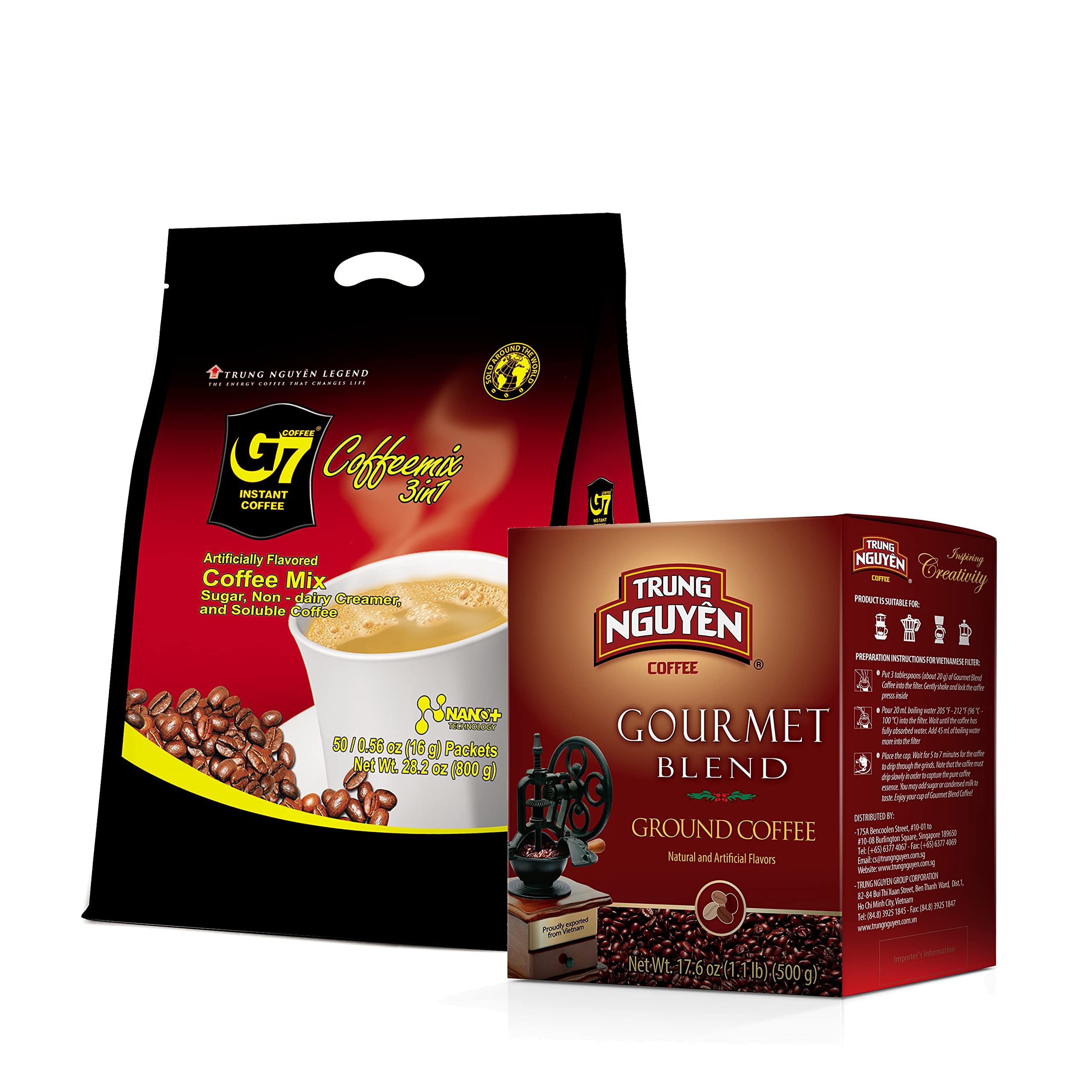 Buy TRUNG NGUYÊN LEGEND G7 PREMIUM 3IN1 Instant Coffee (50 Sachets