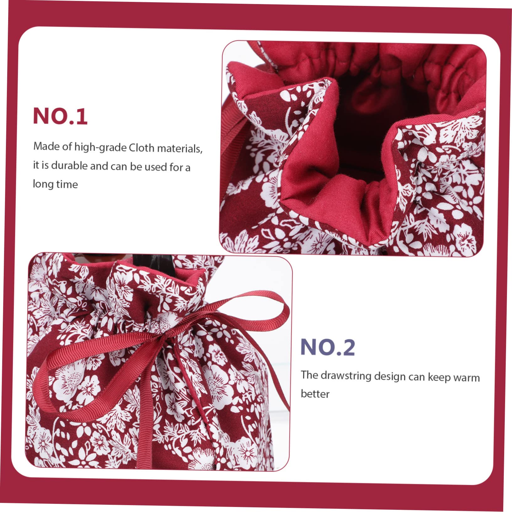 PRETYZOOM Insulated Teapot Set Knit Tea Cozy Pink Teapot Cover Heat Preserving Scald Protection