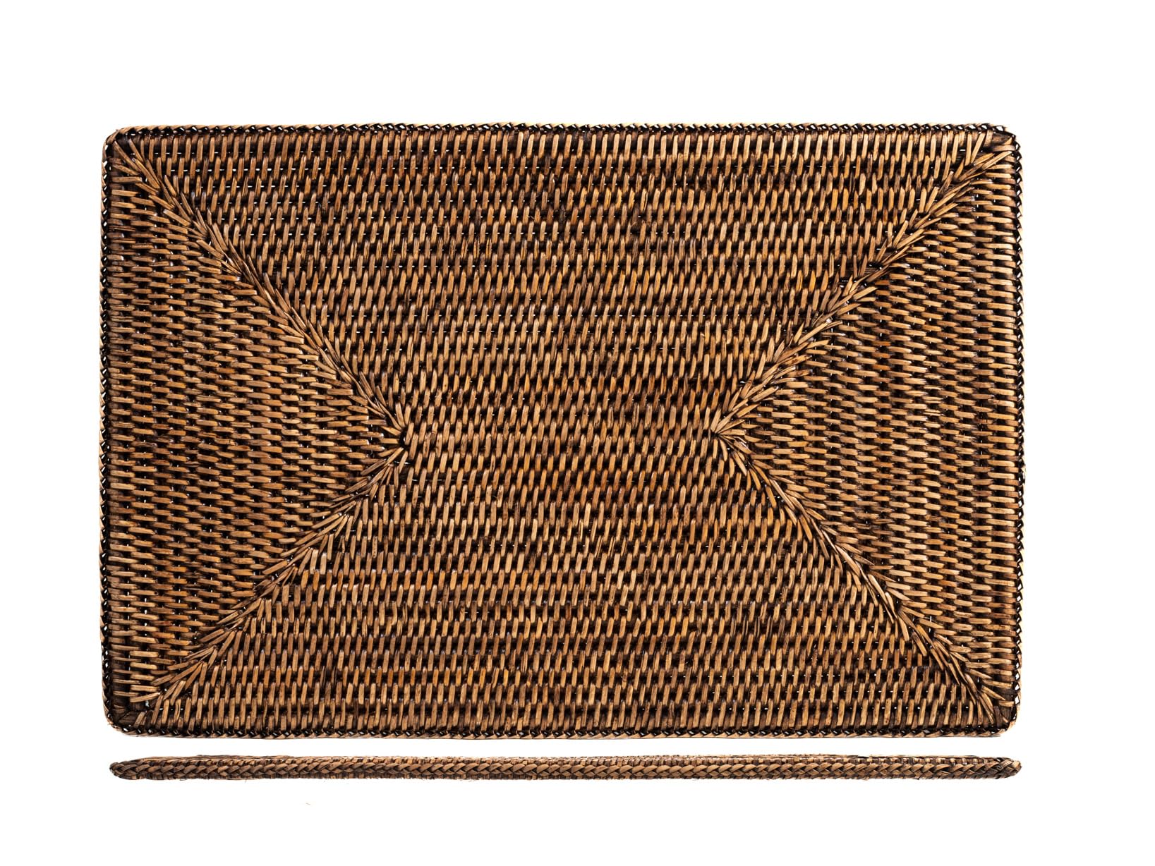 H&h Rectangular Rattan Placemat 45 x 30 cm