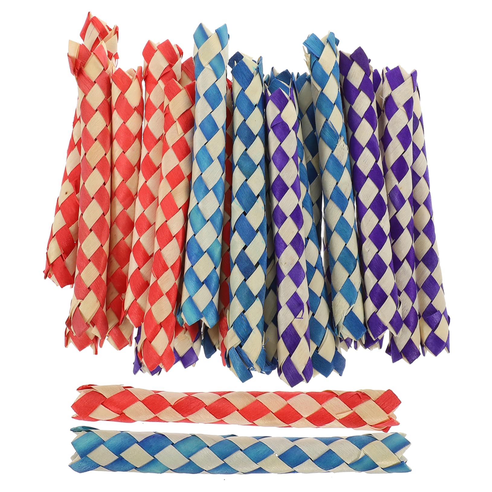 BESPORTBLE Jouets à Mâcher pour Oiseaux Piège à Doigts Lot de Jouets pour Perroquets sans Bavures pour Cage à Oiseaux Fournitures de Fête Danniversaire Couleur Aléatoire