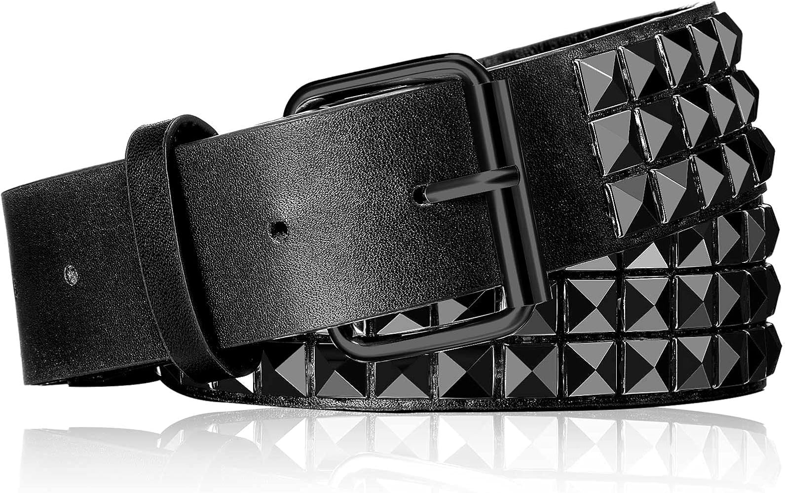 Studded Belt Metal Punk Rock Rivet Punk Leather Threads Studded