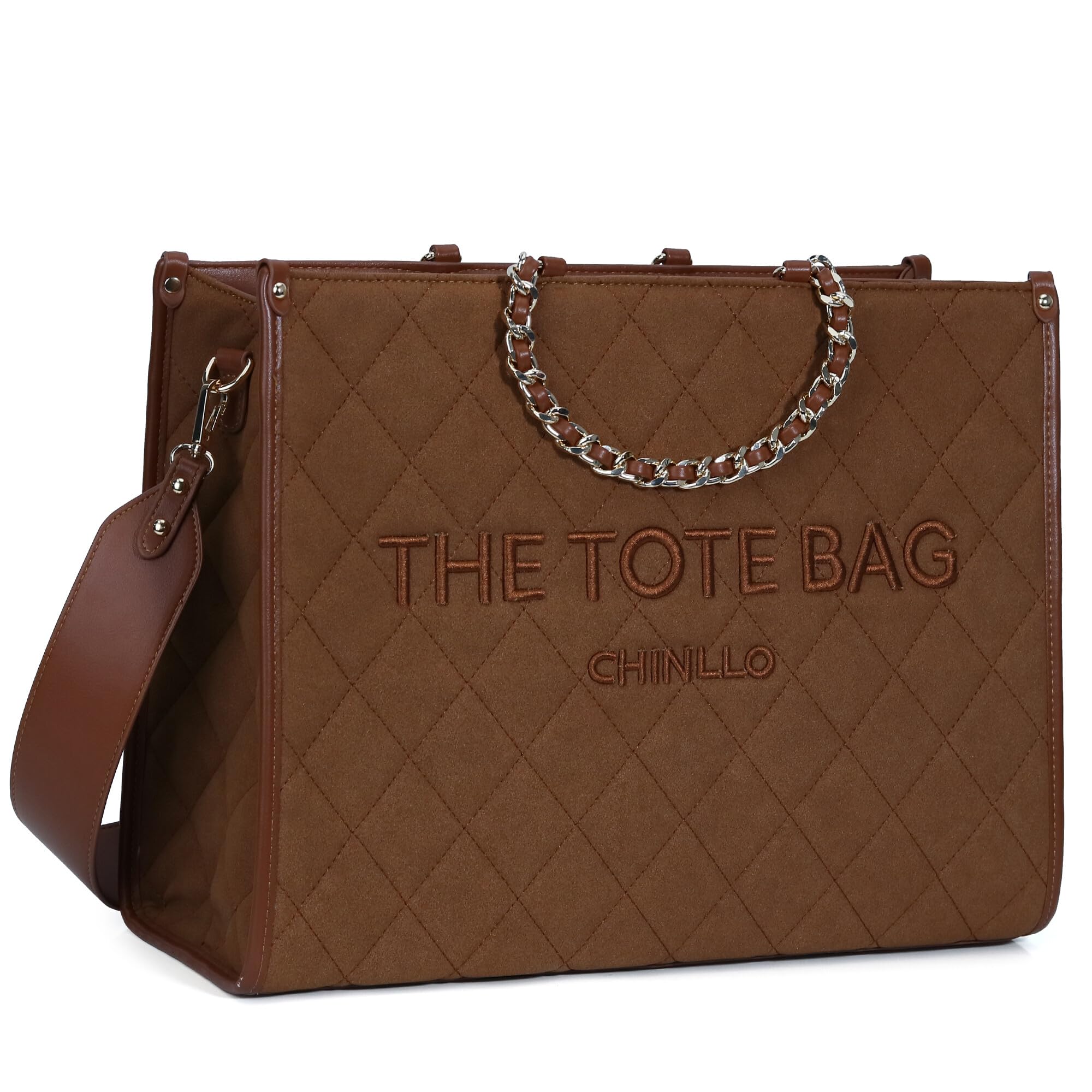 Chinllo Laptop Tote Bag for Women Top Handle Satchel Purse and Handbags Work Compartment with Shoulder Strap