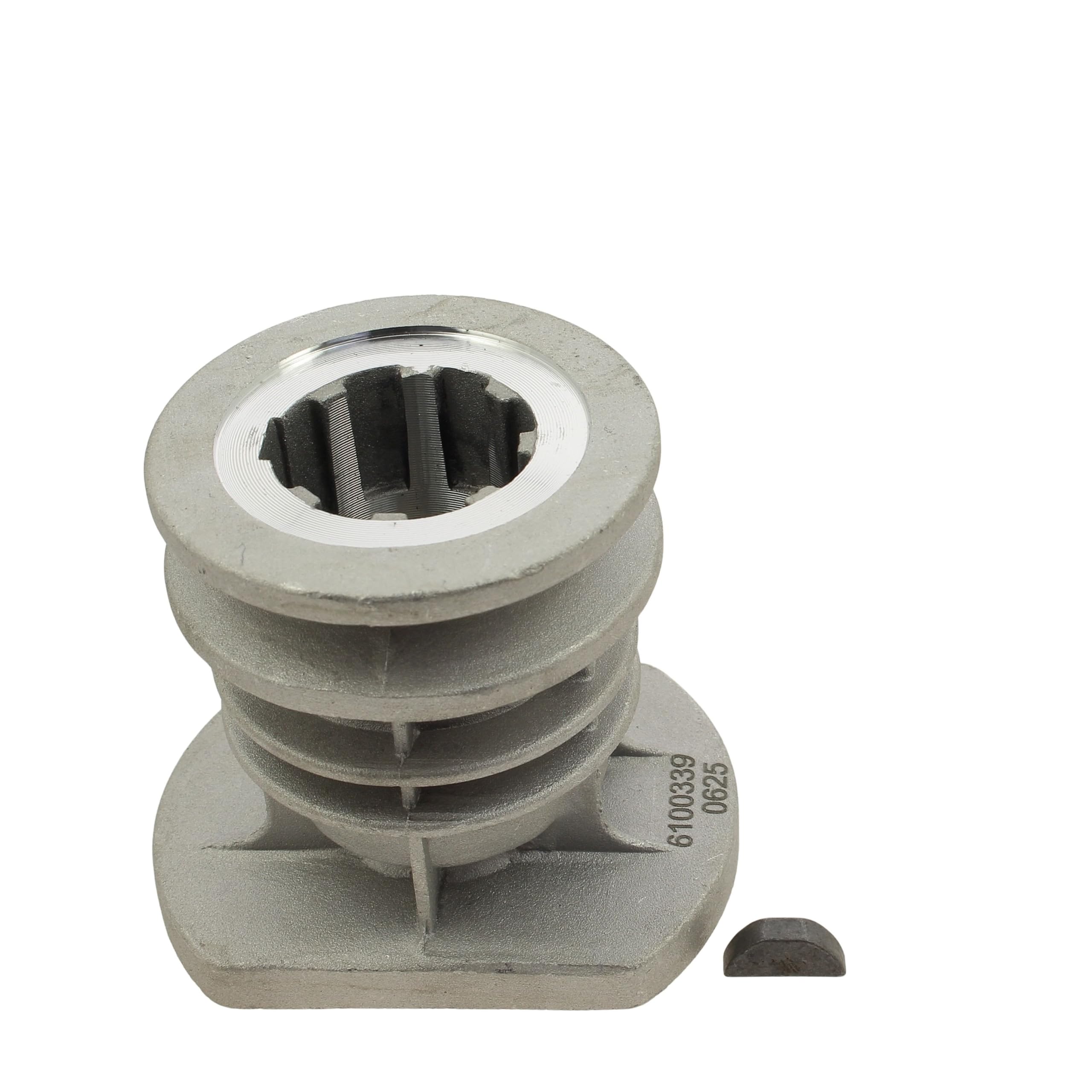 Matijardin Lawn Mower Hub Blade Holder Adapter + Key For Castelgarden Ggp 22465608/0 Lawn Mowers, Diameter: 25.4Mm