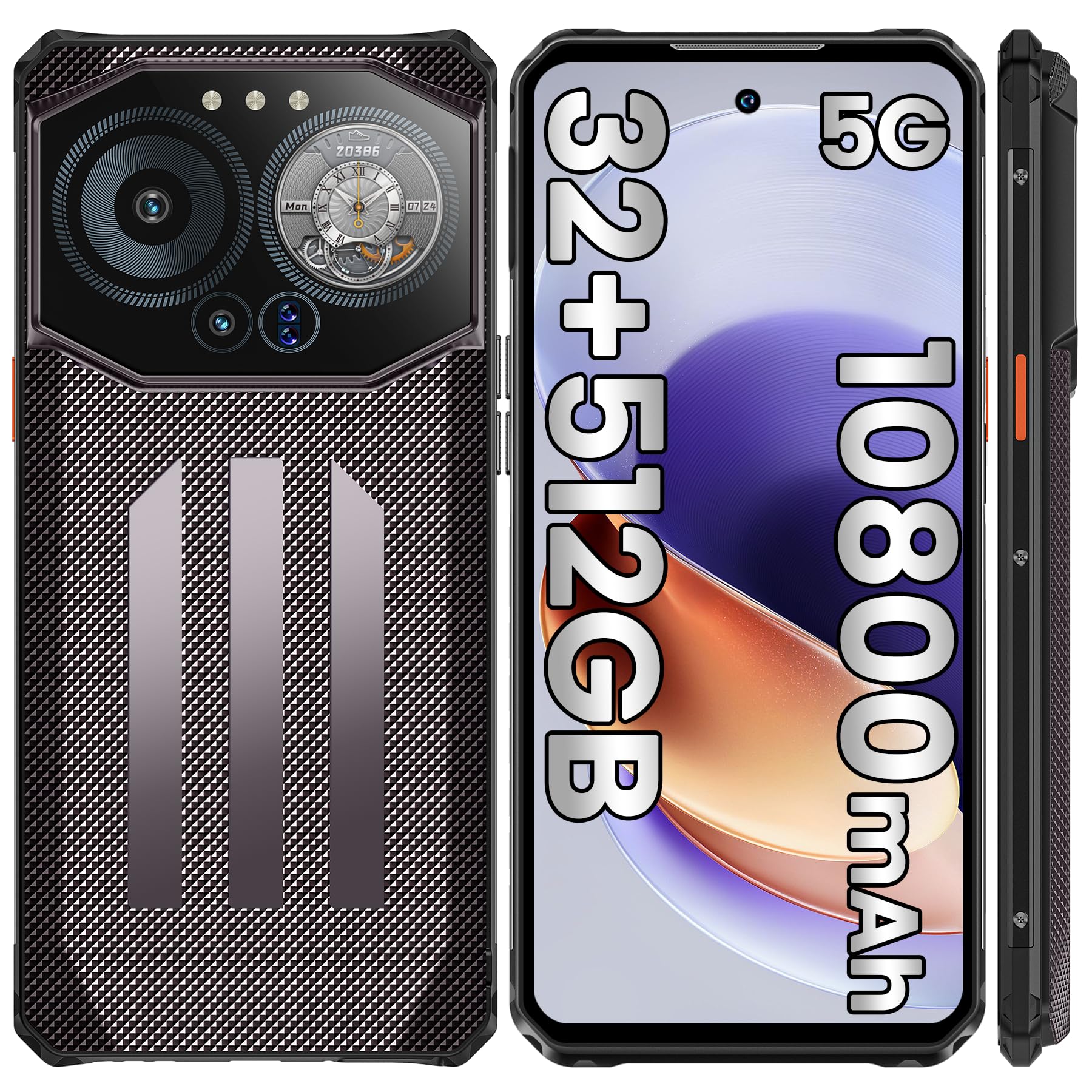 IIIF150 B3 PRO [2025] Rugged Smartphone 5G, 32GB+512GB/1TB