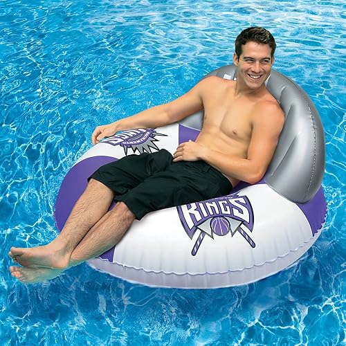 Miniatura 4 de Poolmaster Flotador inflable de lujo grande de la NBA para adultos