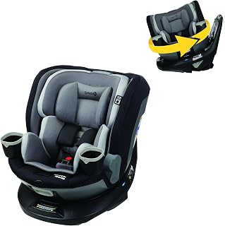 Safety 1st Turn and Go 360 ST Rotating Convertible Car Seat - 360° Swivel, SecureTech Install, 3-in-1 5-100 lbs Skyline