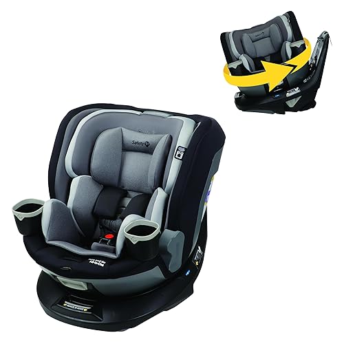 Safety 1st Turn and Go 360 ST Asiento de coche convertible todo en uno rotativo, Tecnología SafetySwivel, Instalación SecureTech, 3 en 1 orientado