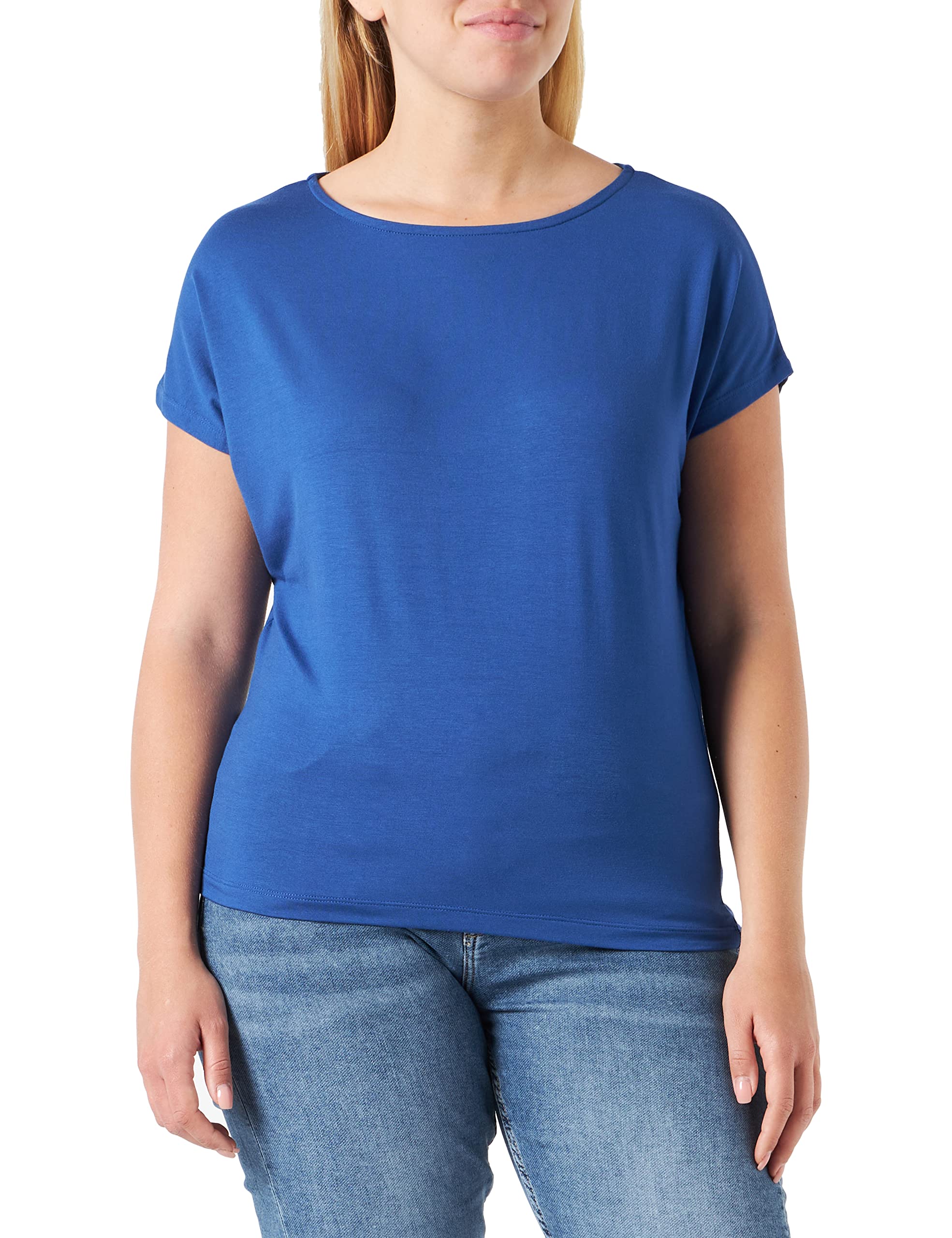 s.Oliver Women's 10.2.11.12.130.2132033 Short-sleeved T-shirt, Blau, 10