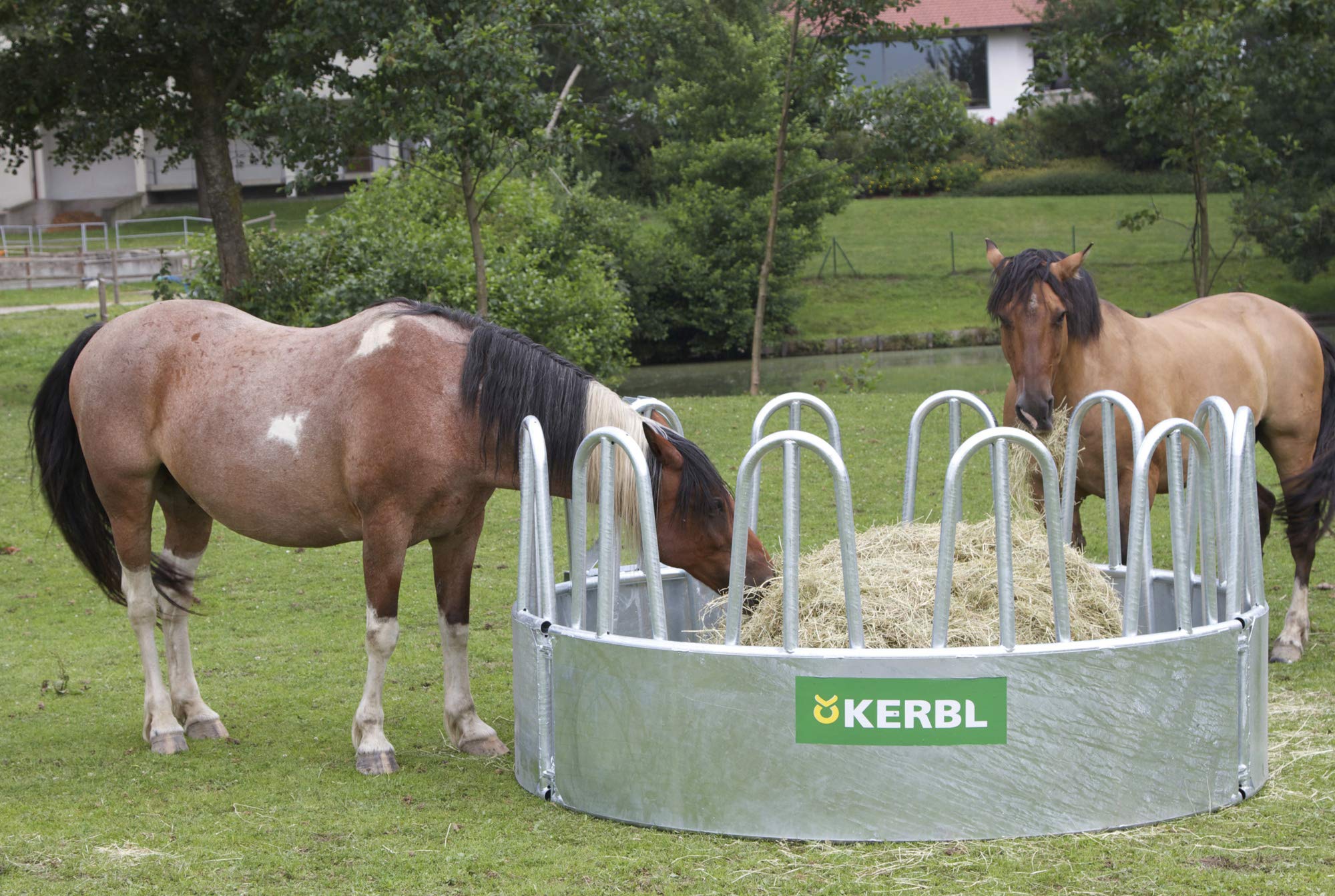 Kerbl Rundraufe mit 12 Fressplätzen