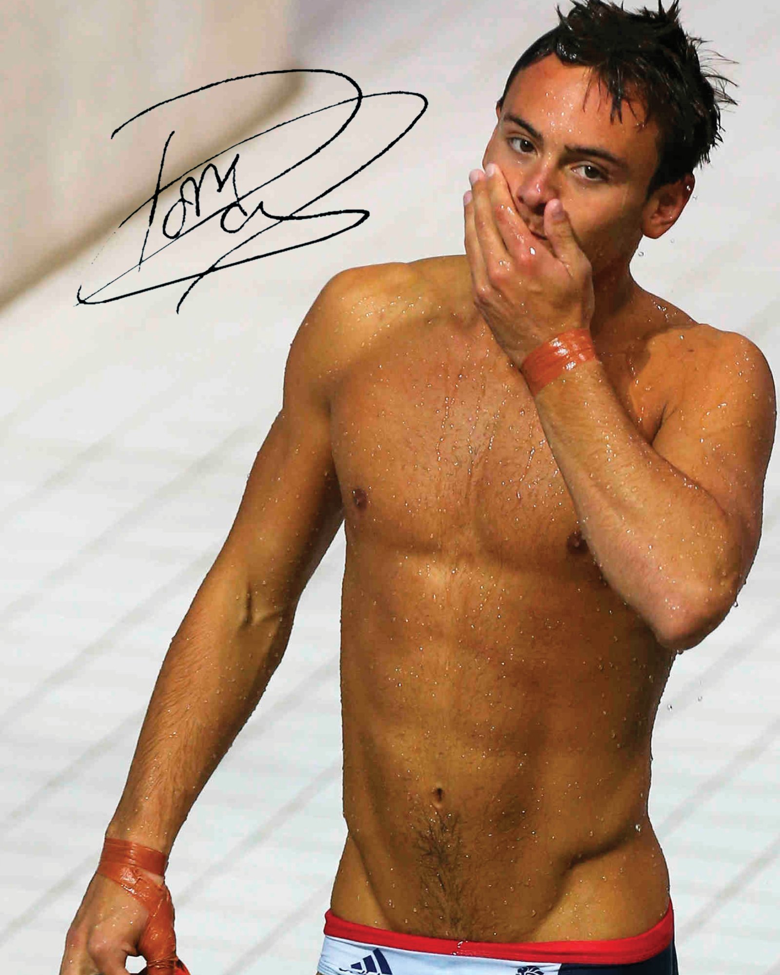 TOM DALEY #1 | Signed Mounted Photo Reprint | 10x8 Size to Fit 10x8 Inch Frames | Machine Cut | Photo Display | Present Gift Collectible