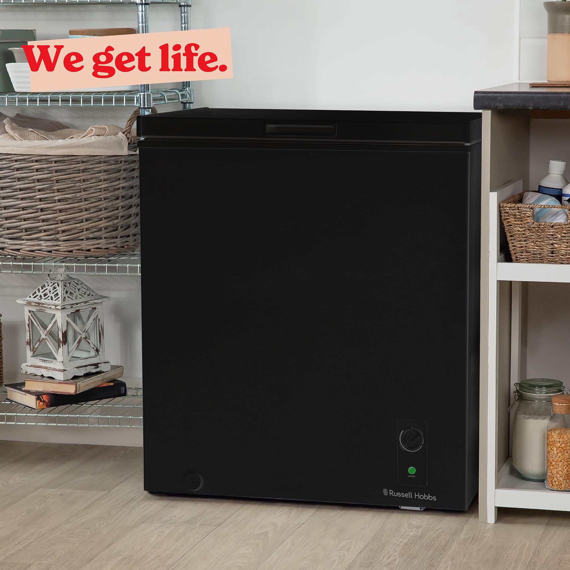 Russell Hobbs White Chest Freezer 198L Freestanding with 5 Year Warranty, Adjustable Thermostat, Chill or Freeze Function, 4 Star Freezer Rating & Suitable for Outbuildings & Garages RH198CF0E1W — view 32