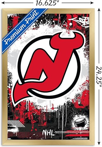 Miniatura 9 de Trends International NHL New Jersey Devils - Póster de pared con logotipo Maximalist 23