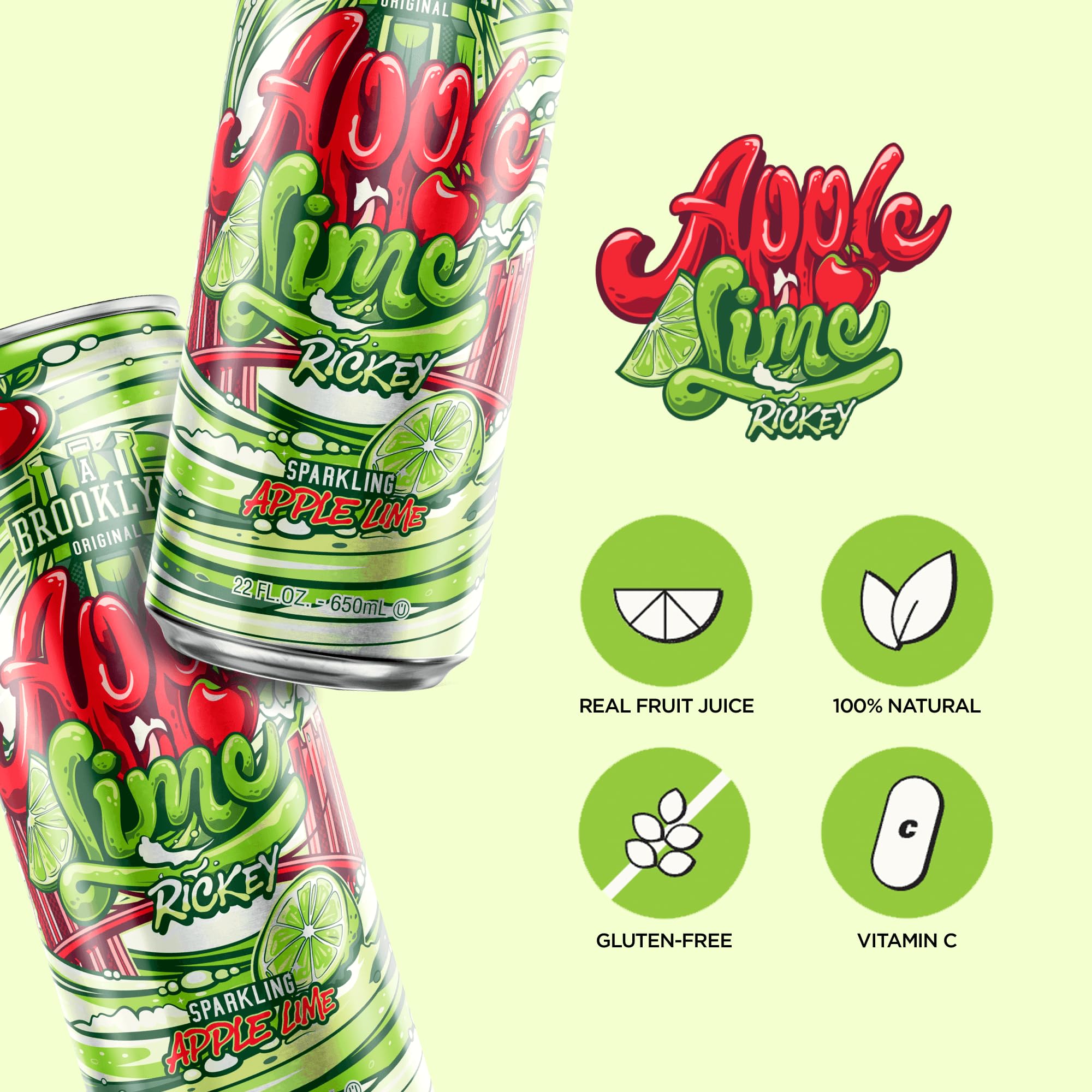 Amazon.com : AriZona Apple Lime Rickey Soda | Fruit Juice Cocktail