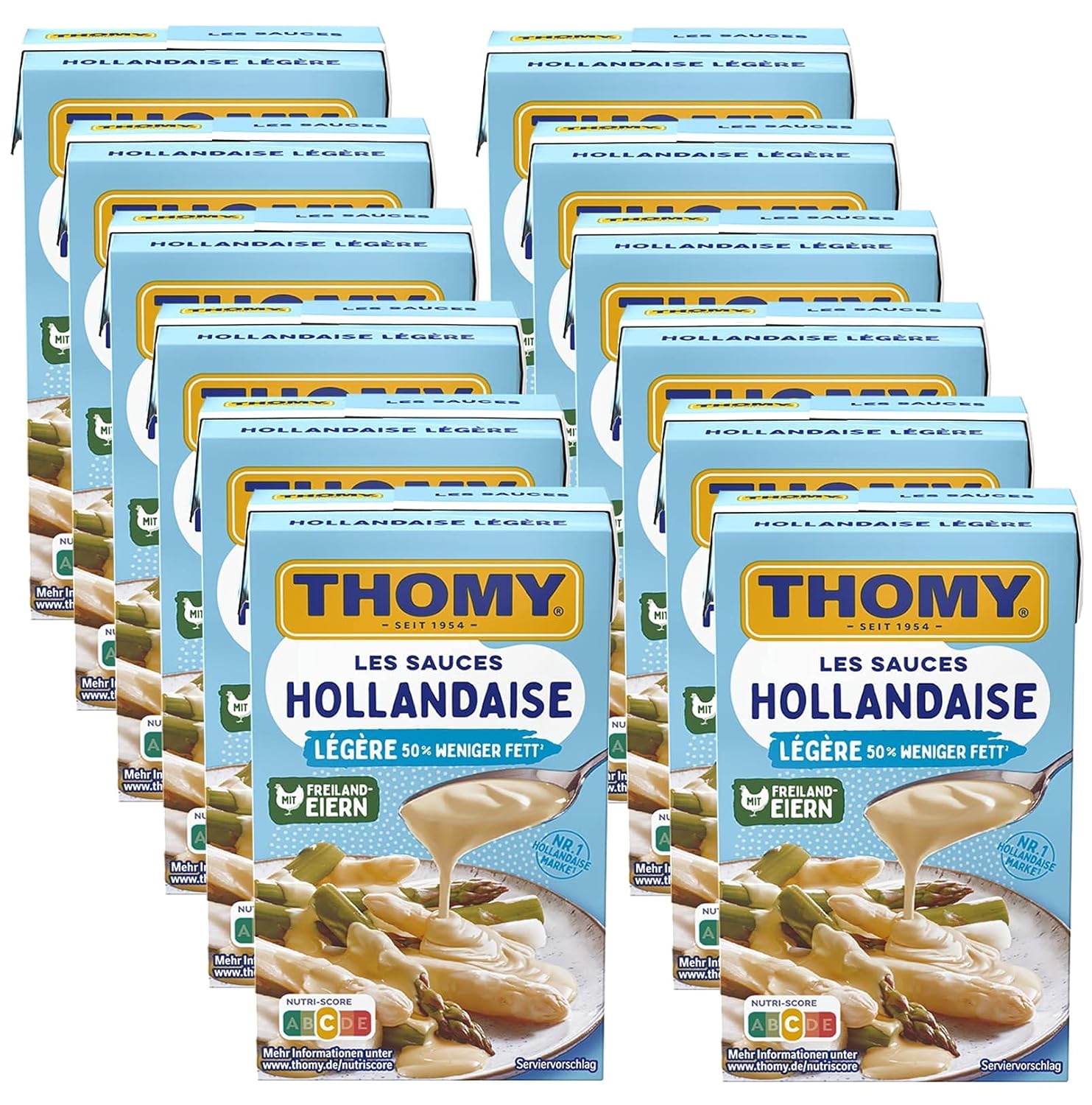 THOMY Les Sauces Hollandaise Légère, 250ml Combiblock, 12er Pack