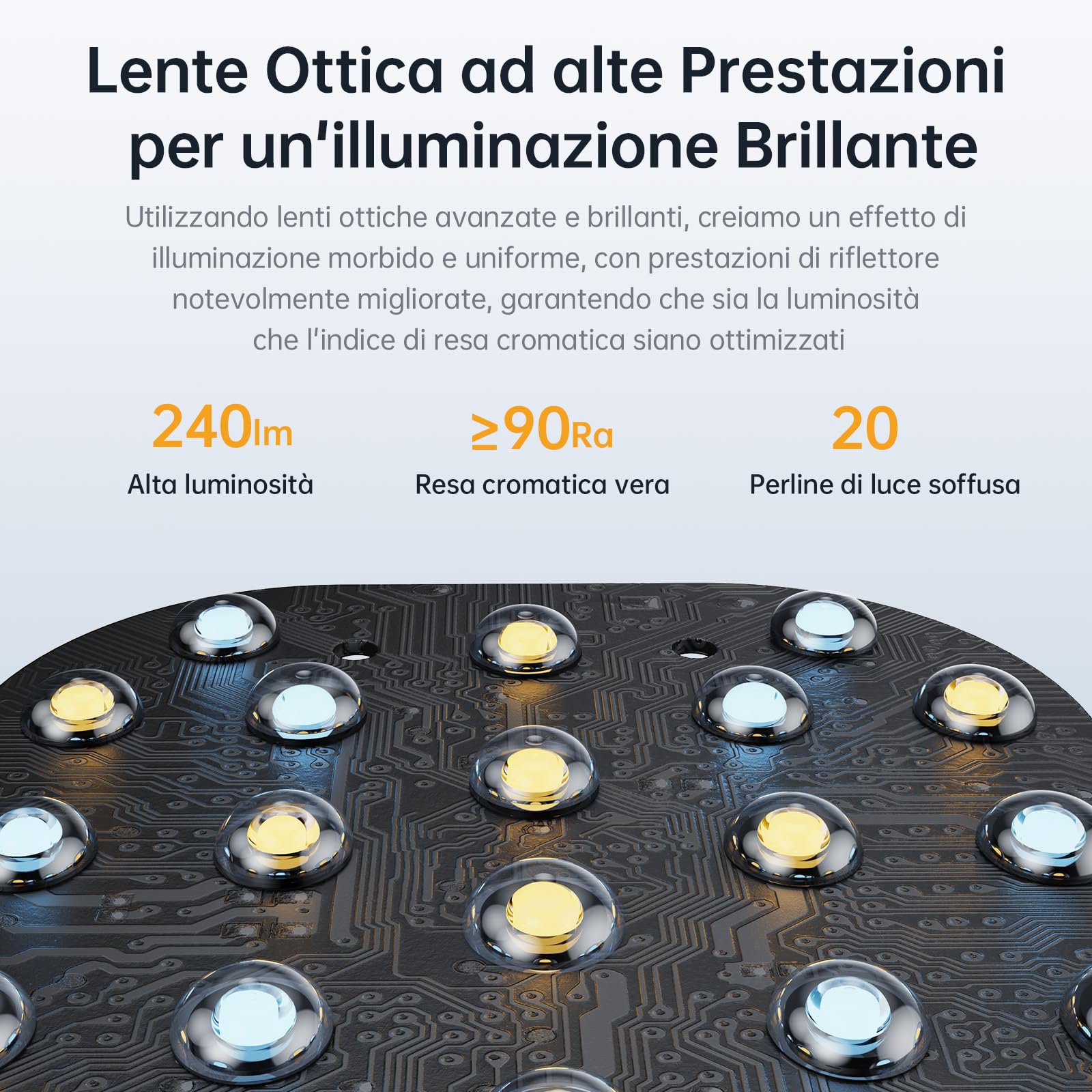 Luce LED Per Videoconferenze - Luce Da Banco Regolabile, Ricaricabile USB-C, Per Streaming E Trucco - Foto 2