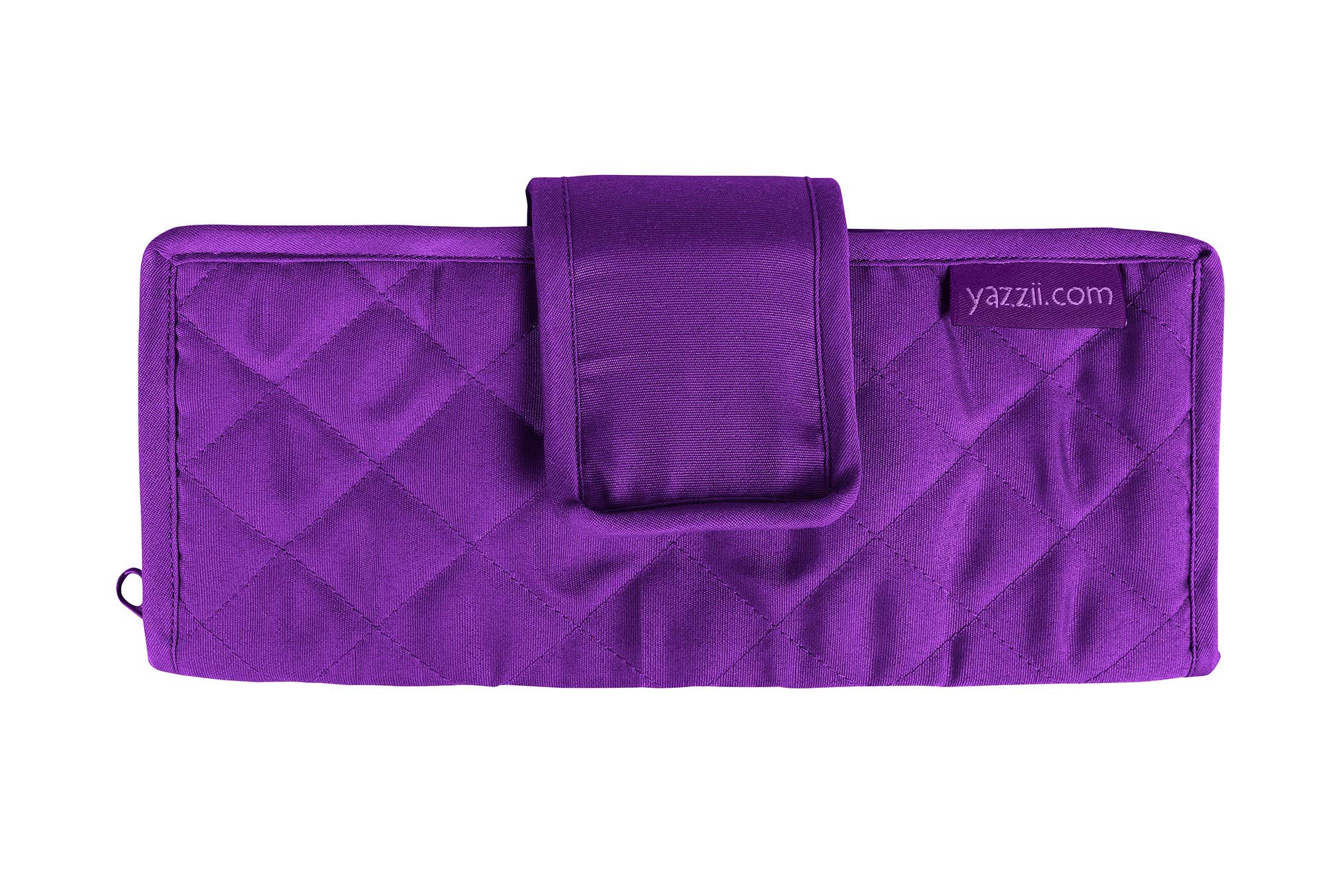 Yazzii Trinket Fold Up Case - Portable Storage Bag Organizer - Arts & Crafts Storage Bag Organizer - Multipurpose Storage Organizer for Jewelry, Quilting, Beading, & Applique Purple