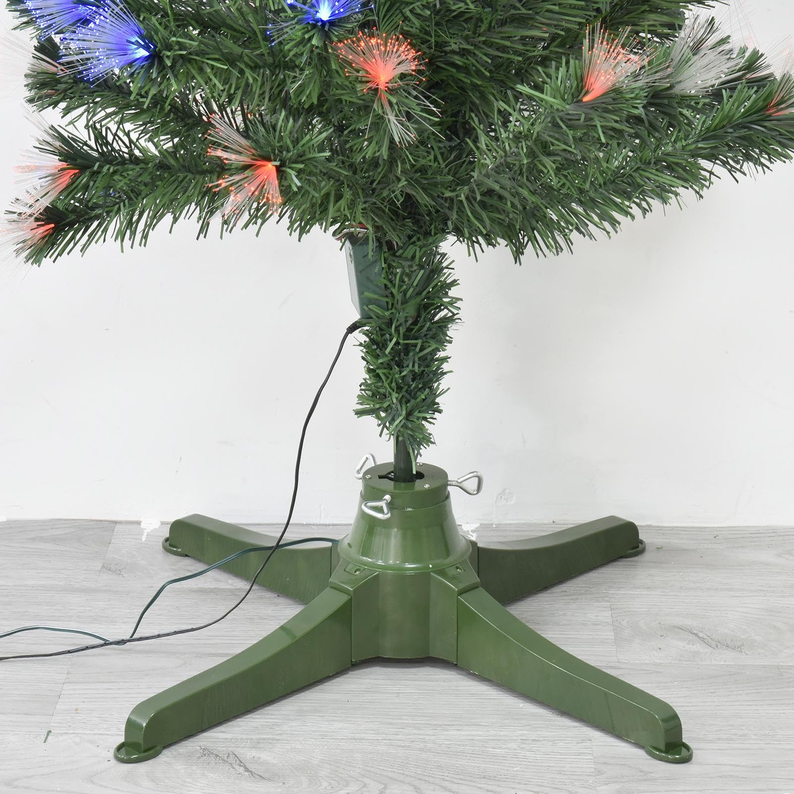 Soporte Moderno para árbol de Navidad - Soportes giratorios para árboles de 60/80 cm, para pie de árbol con Base giratoria eléctrica | Base eléctrica Recargable para árboles de Navidad, Acceso