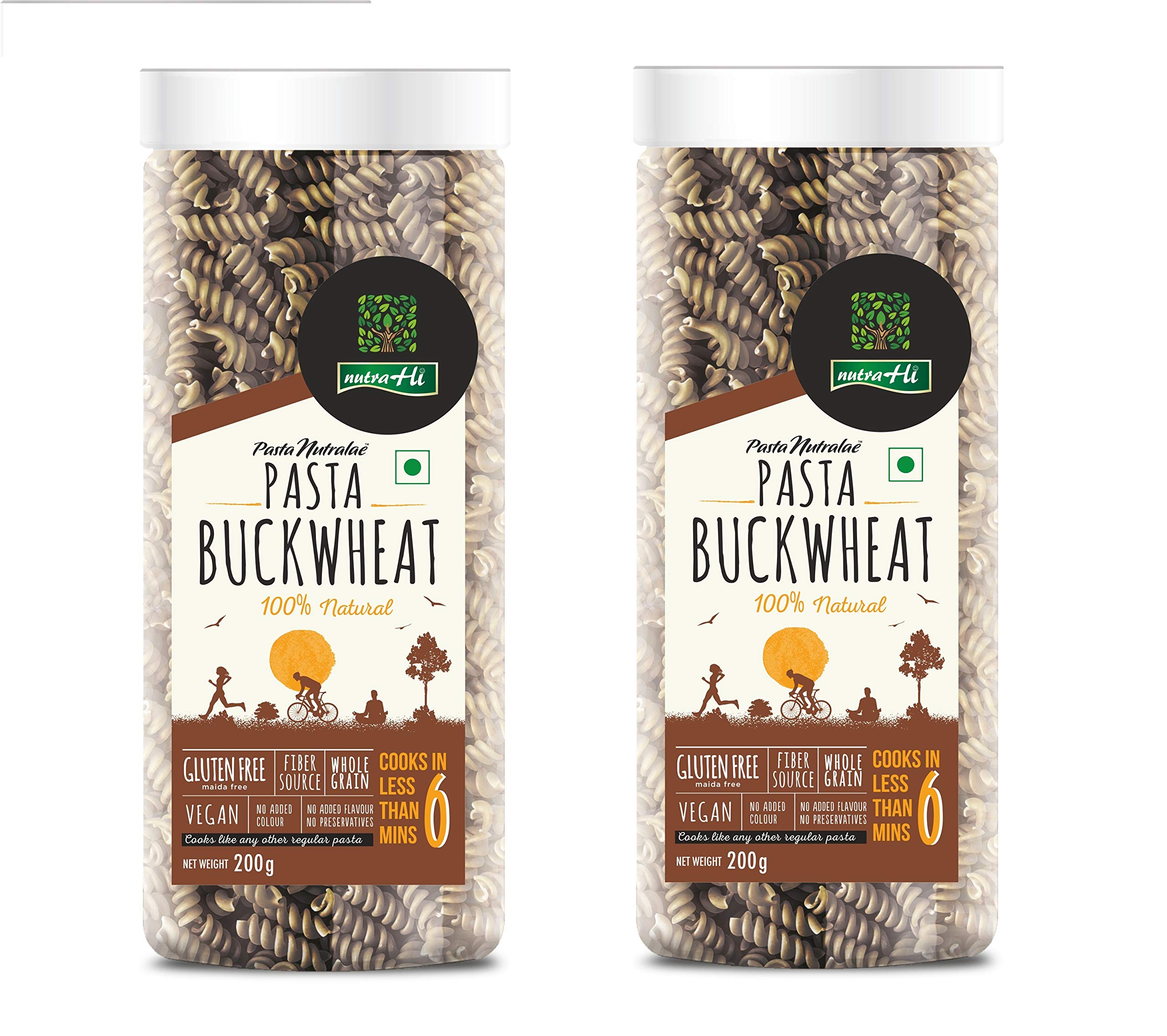 NutraHi Buckwheat Gluten Free Pasta 200g Each (Pack of 2)