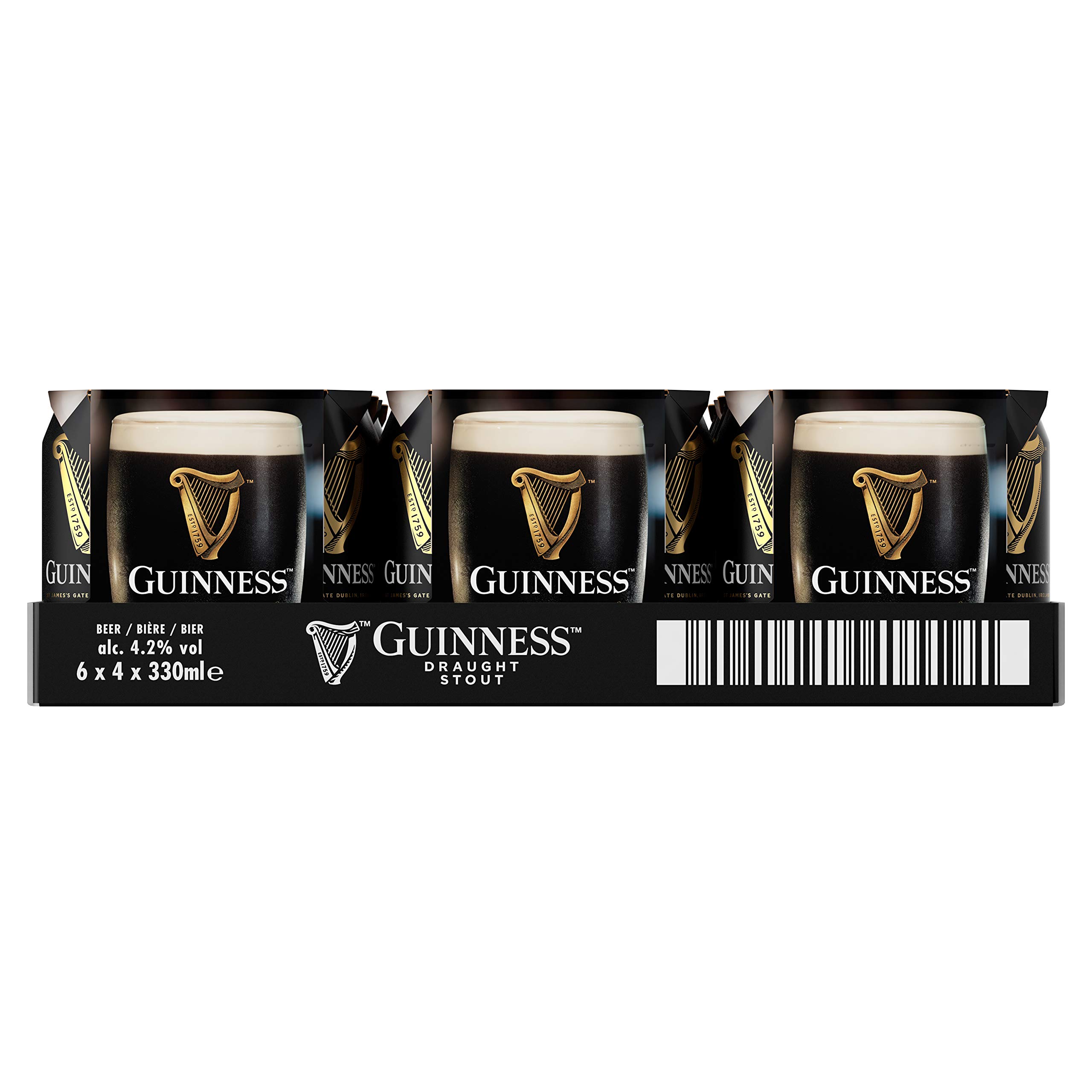 24 dosen Guinness Draught Beer aus Irland (24 x 0,44l)