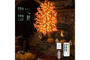 Remon 6FT 144LED Maple Tree Light: Illuminate Your Space with Autumn Splendor