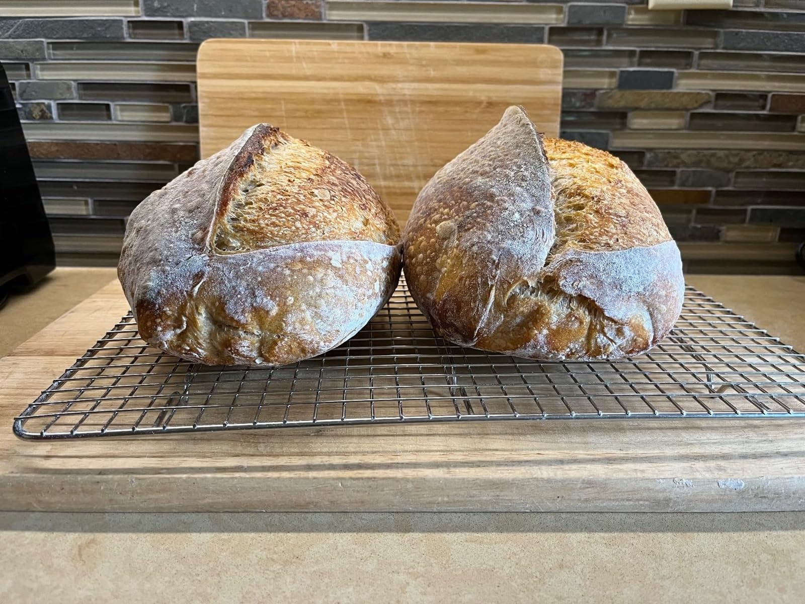 Set Cestini Lievitazione Pane In Rattan - 25cm, Con Spazzola, Raschietto E Lino Per Panificazione - Foto 8