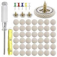 Vista 10 de HighFree Juego de 60 pines de botón de reparación de techo de automóvil, retenedor universal para techo de automóvil, con herramienta de gris