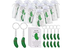 Inspirational Pickle Keychain: Perfect Mini Thank You Gifts for Employees