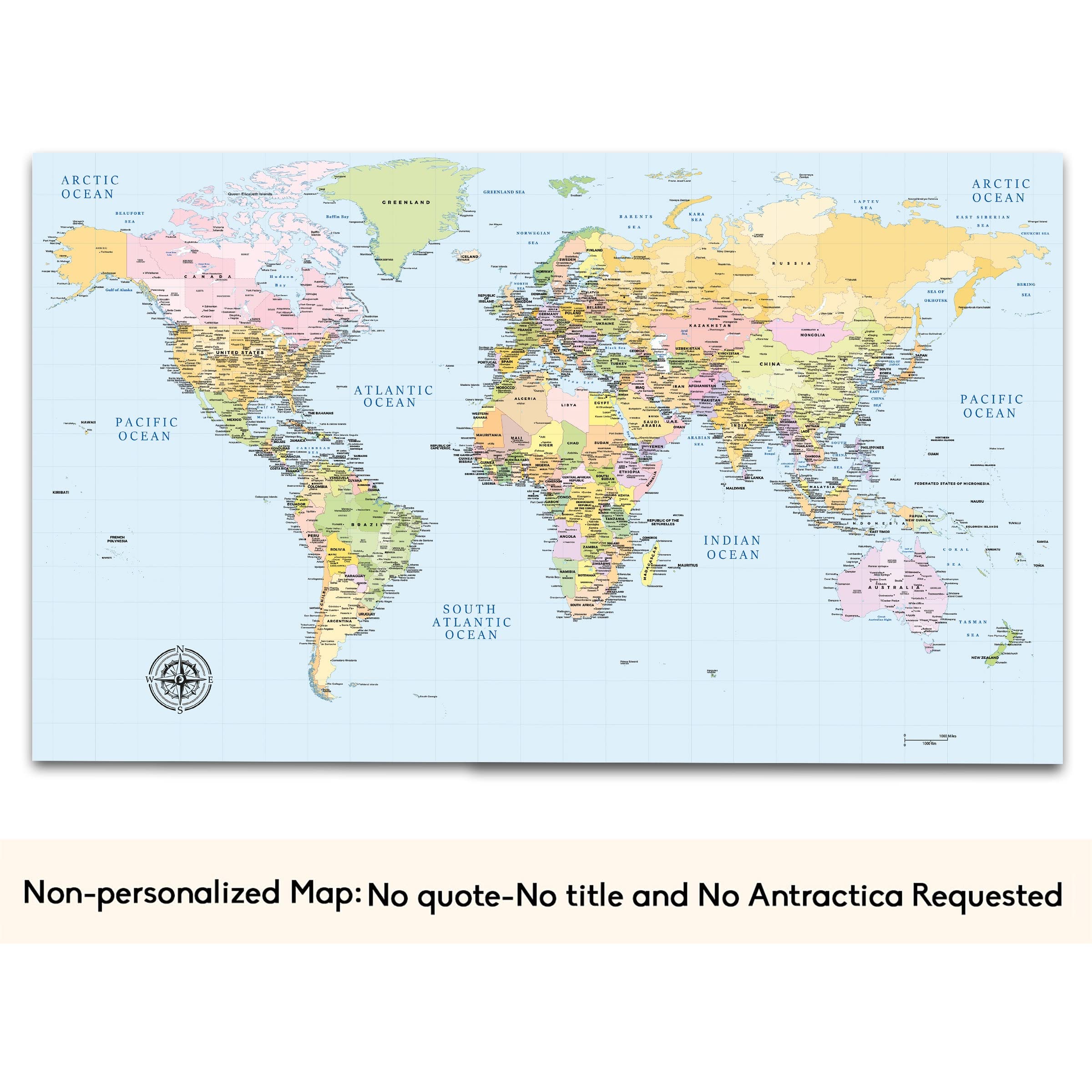Atlas Push Pin mapa świata - spersonalizowana mapa świata płótno - płótno sztuka zatoka mapa podróży z pinami - szczegółowa mapa świata Corkboard - kolorowa mapa świata tablica przypinana