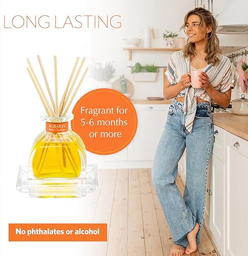 Miniatura 4 de Agraria PetiteEssence - Juego de difusor de flores y varillas hecho a mano, fragancia botánica para el hogar, difusor de aceite perfumado, para