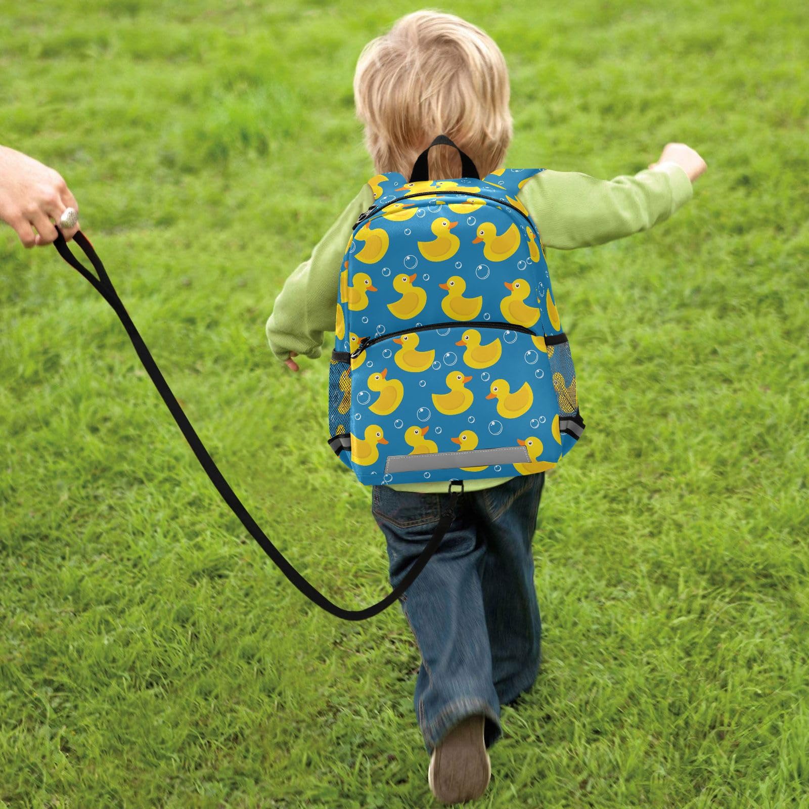 Mnsruu Mochila para niños pequeños, burbujas amarillas, bolsa de guardería para niños y niñas, bolsa de guardería para niños y niñas, bolsa de libros de jardín de infantes preescolar bolsa de viaje