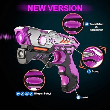 Amazon.co.jp: TINOTEEN レーザータグガンセット ベスト赤外線ガン付き