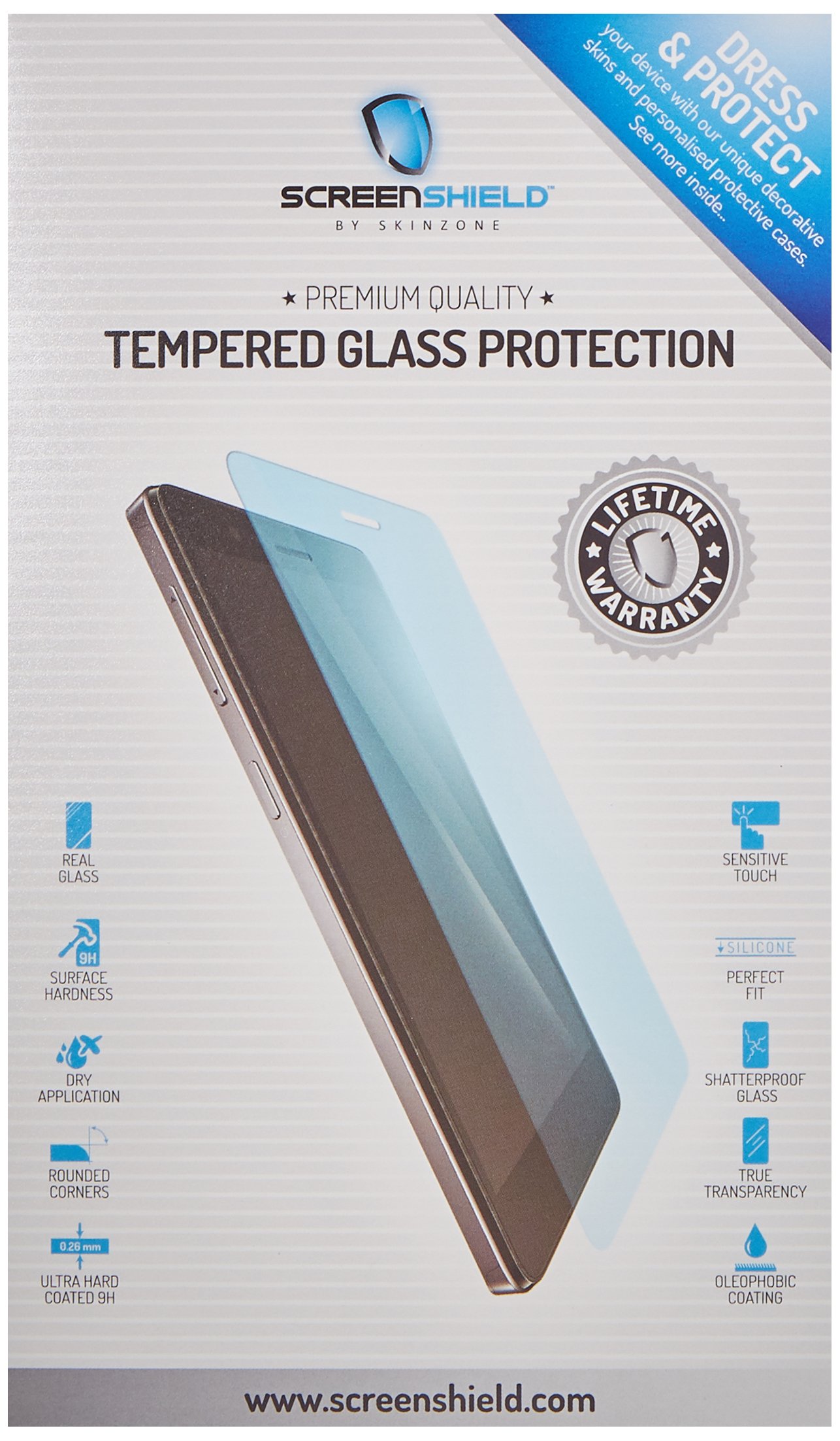 SCREENSHIELDHua TGP9 D Display Protection Glass for Huawei P9