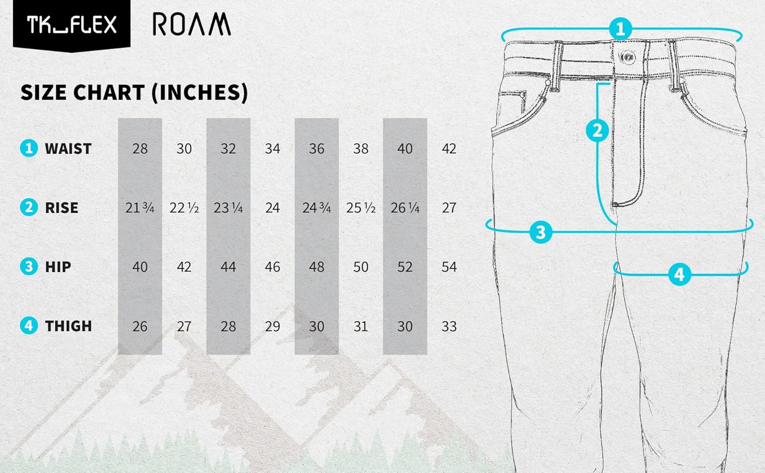TK Flex Roam Relaxed fit Work Pants for Men, Jeans Style Workwear, Men's Carpenter Pant, 6 Pockets - Image 6