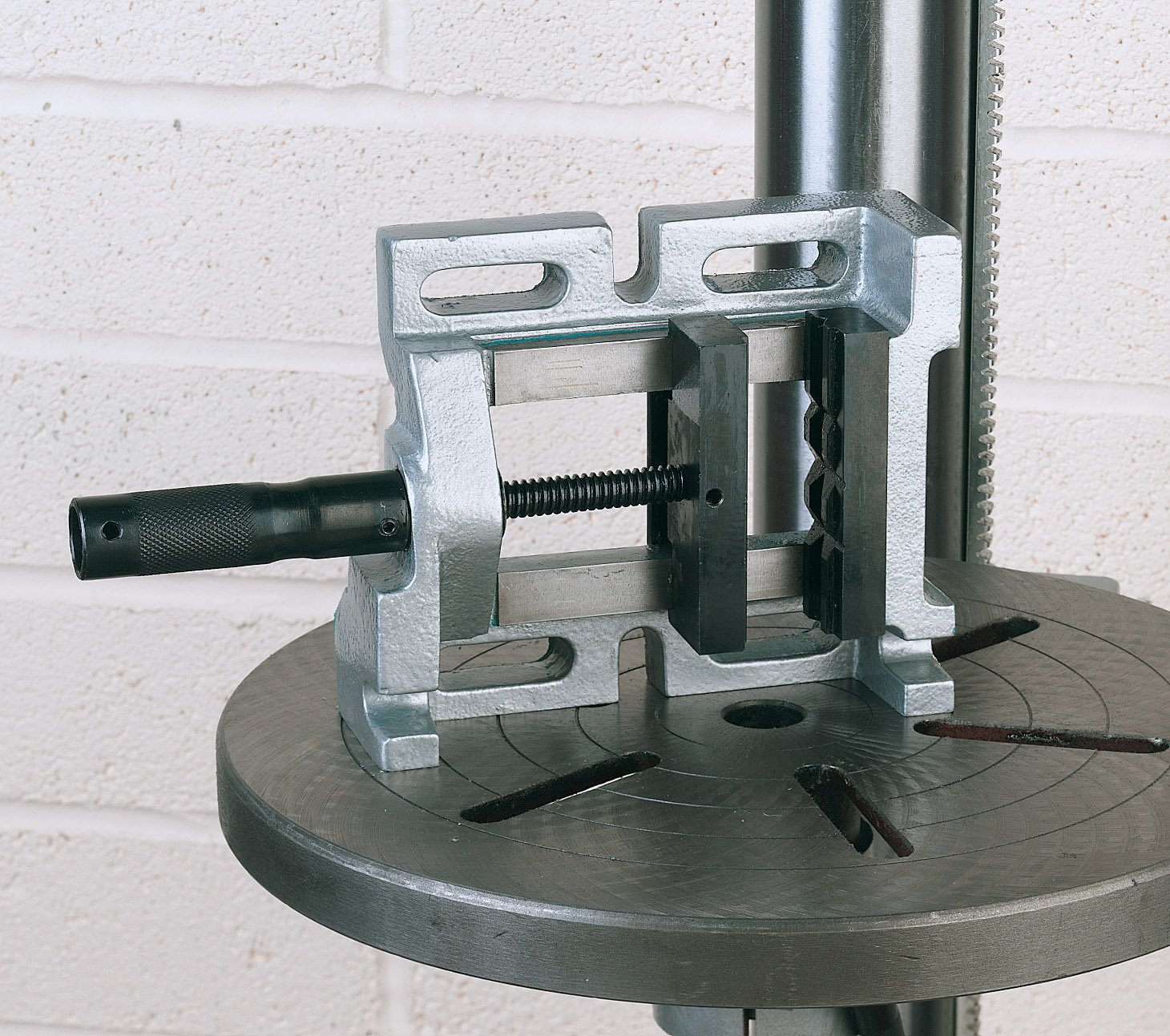 Draper Expert 64585 Étau pour perceuse à 3 voies Bleu 100 mm