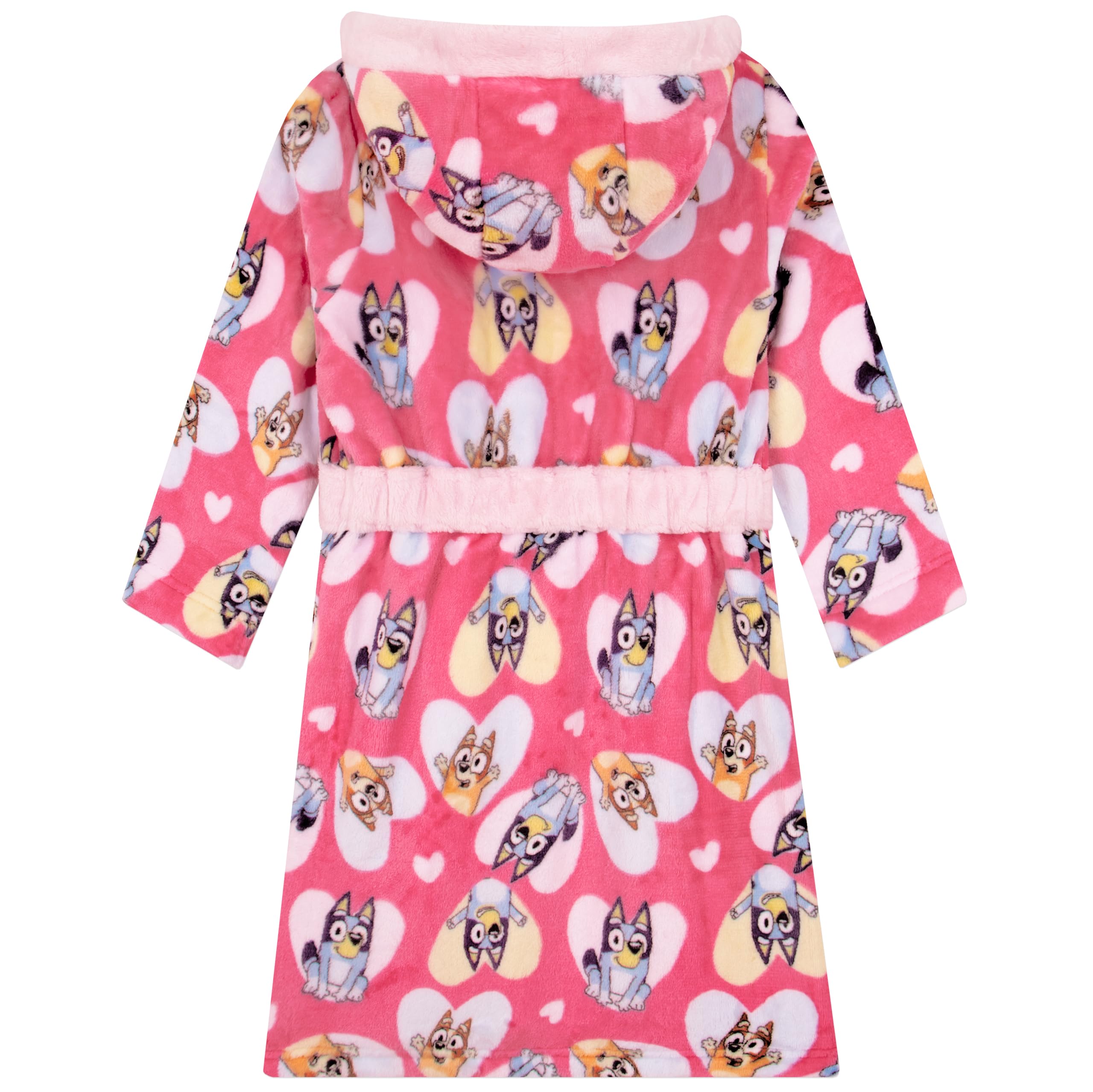 BlueY Peignoir Fille, Bingo Robe De Chambre Enfant, Peignoir De Bain Enfant En Polaire