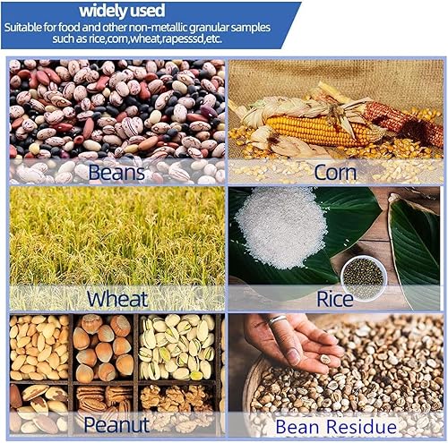 Miniatura 6 de JOSBY Medidor de humedad de grano inteligente, 35 tipos digitales de alta precisión de probador de humedad de grano, con retroiluminación LCD de