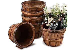 6x7.5 brown Buckets 6 Pack