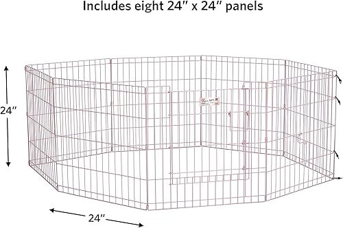Miniatura 5 de MidWest Homes for Pets MaxxLock Jaula para ejercicios para mascotas, 24 - pulgadas